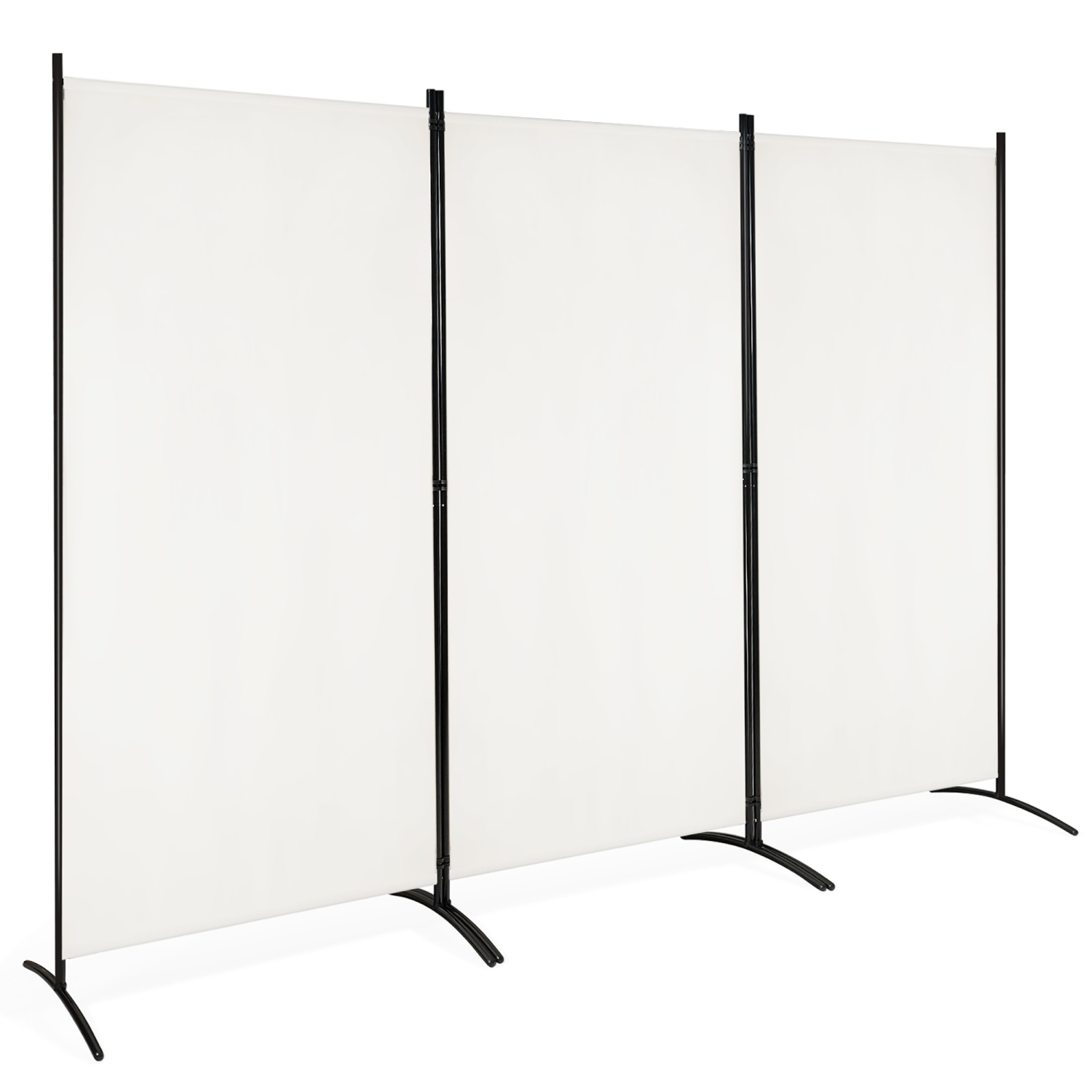 Costway 3-Panel Room Divider Folding Privacy Partition Screen for Office Room