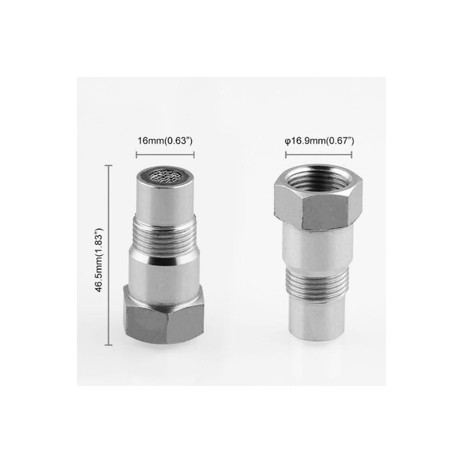 Universal Stainless Steel O2 Oxygen Sensor Bung Adapter Extension Extender