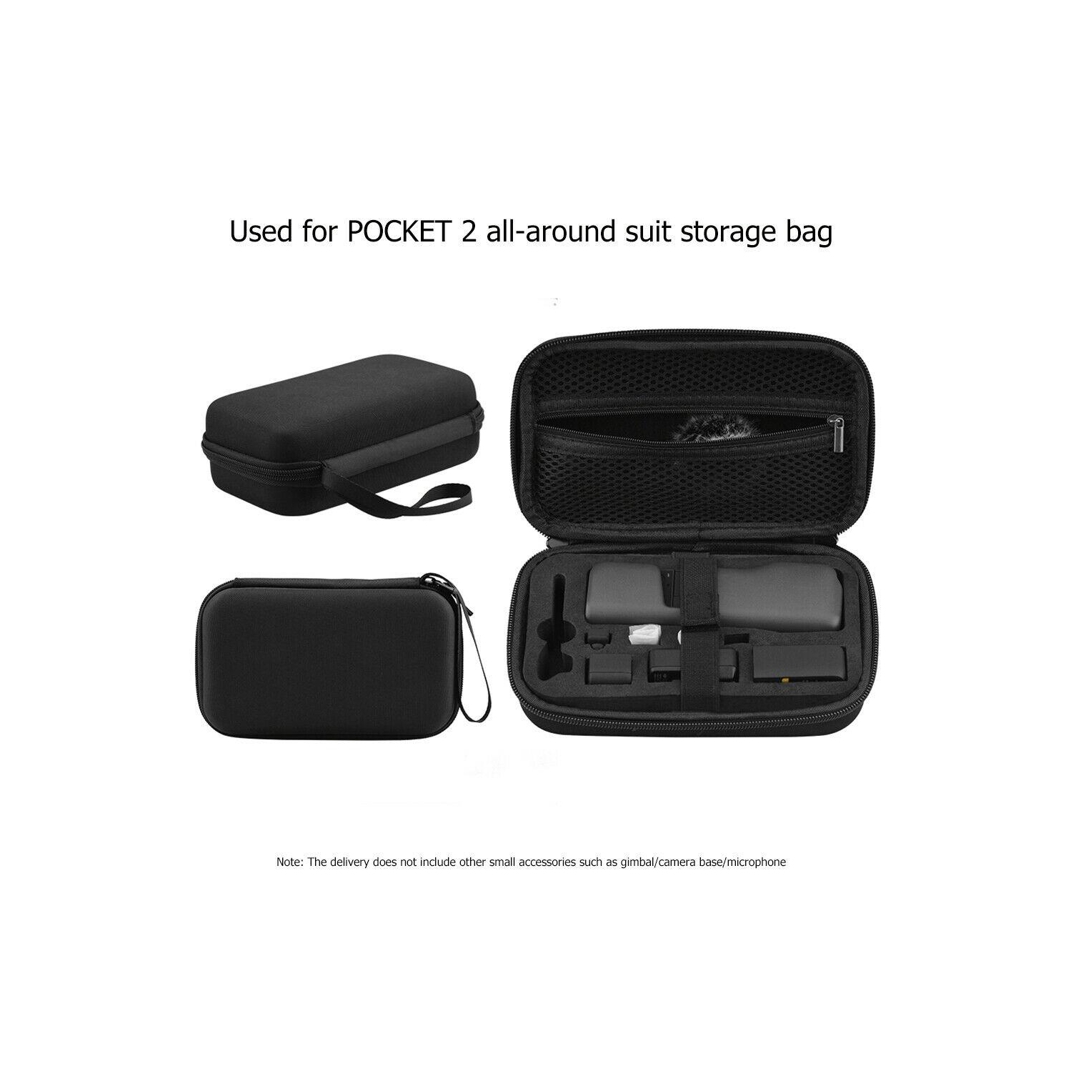 Sac de rangement protecteur antichoc pour boîtier DE transport DE caméra à cardan POCKET 2 de DJI