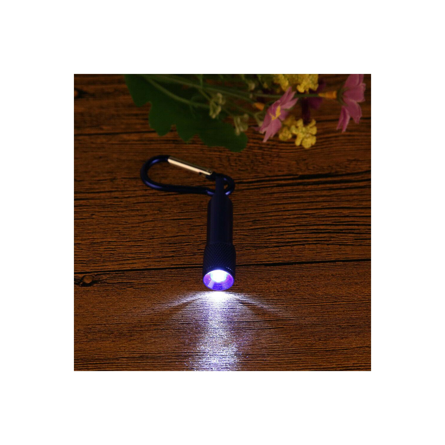 Portable Mini Handy Sport Outdoor LED Flashlight Torch Light With Carabiner