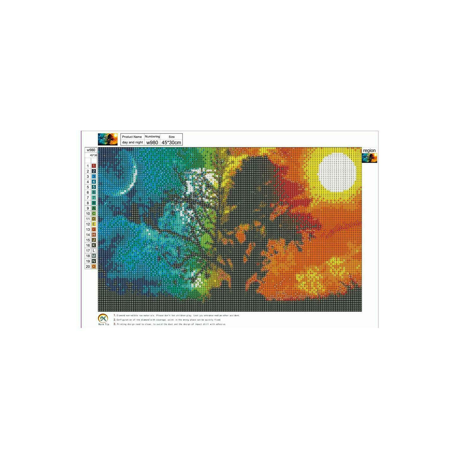 Full Drill Diamond Tree Painting DIY Mosaic Cross Stitch Embroidery Decor