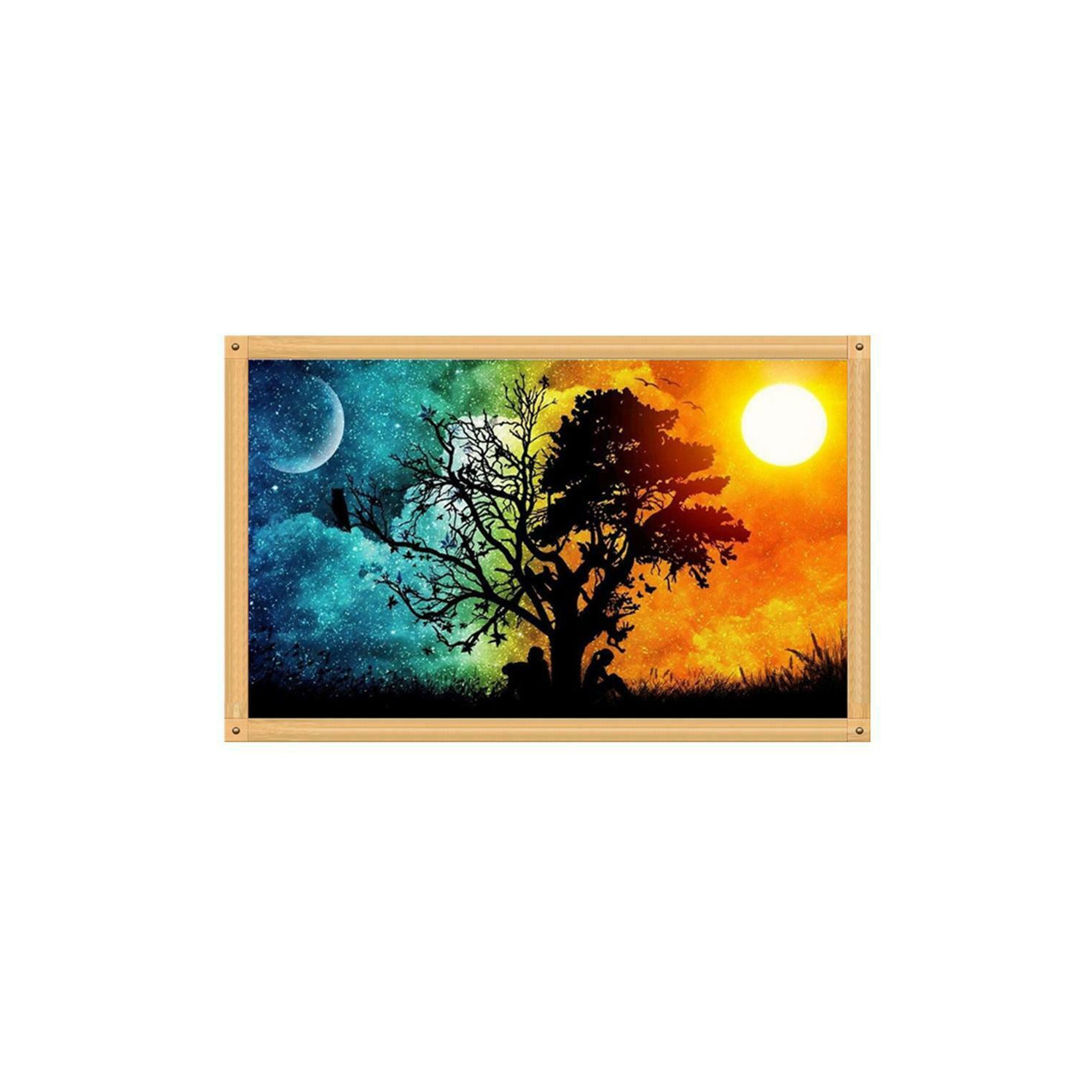 Full Drill Diamond Tree Painting DIY Mosaic Cross Stitch Embroidery Decor