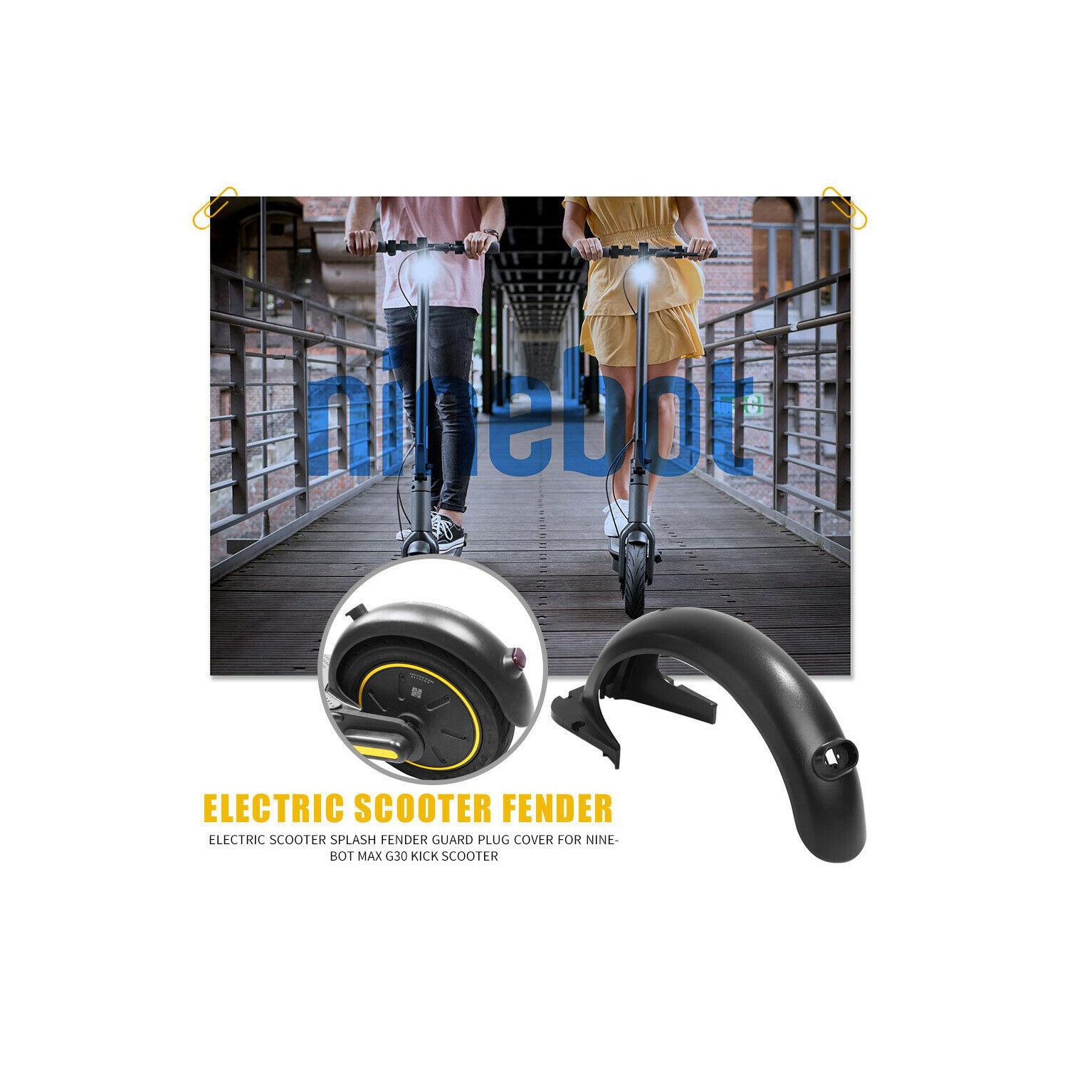 Electric Scooter Rear Tire Tyre Splash Fender Guard for Ninebot MAX G30
