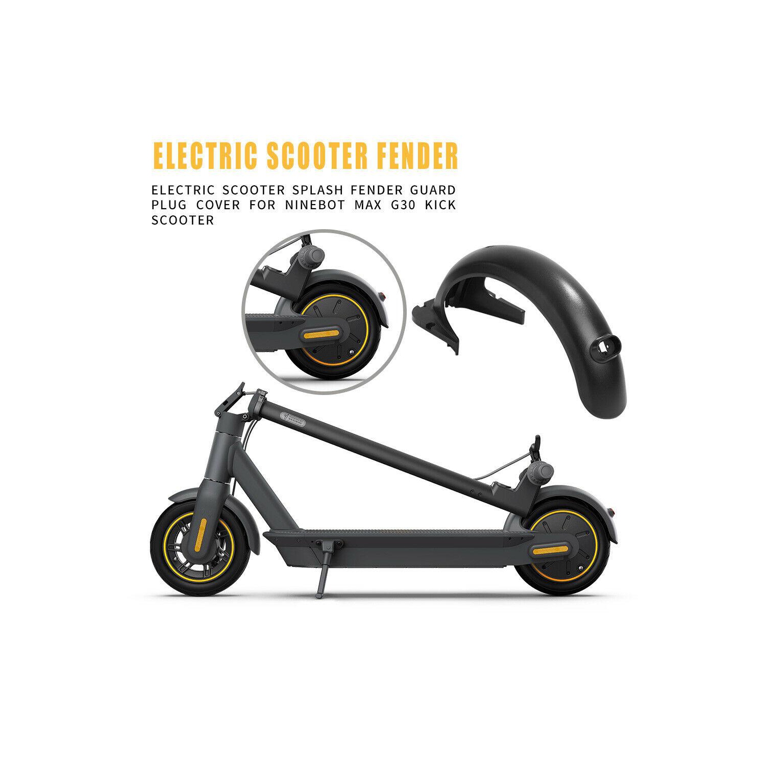 Electric Scooter Rear Tire Tyre Splash Fender Guard for Ninebot MAX G30