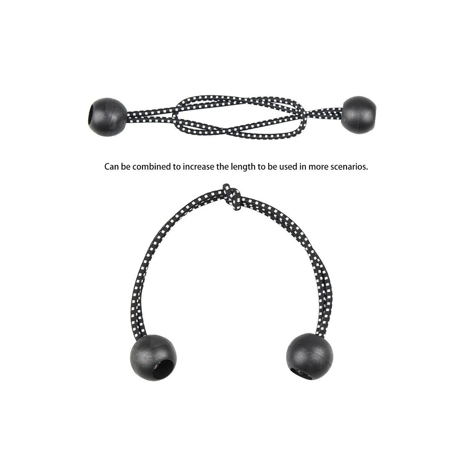 Elastic Tent Bungees Ball Fixing Rope Awning Canopy Bungee Cords
