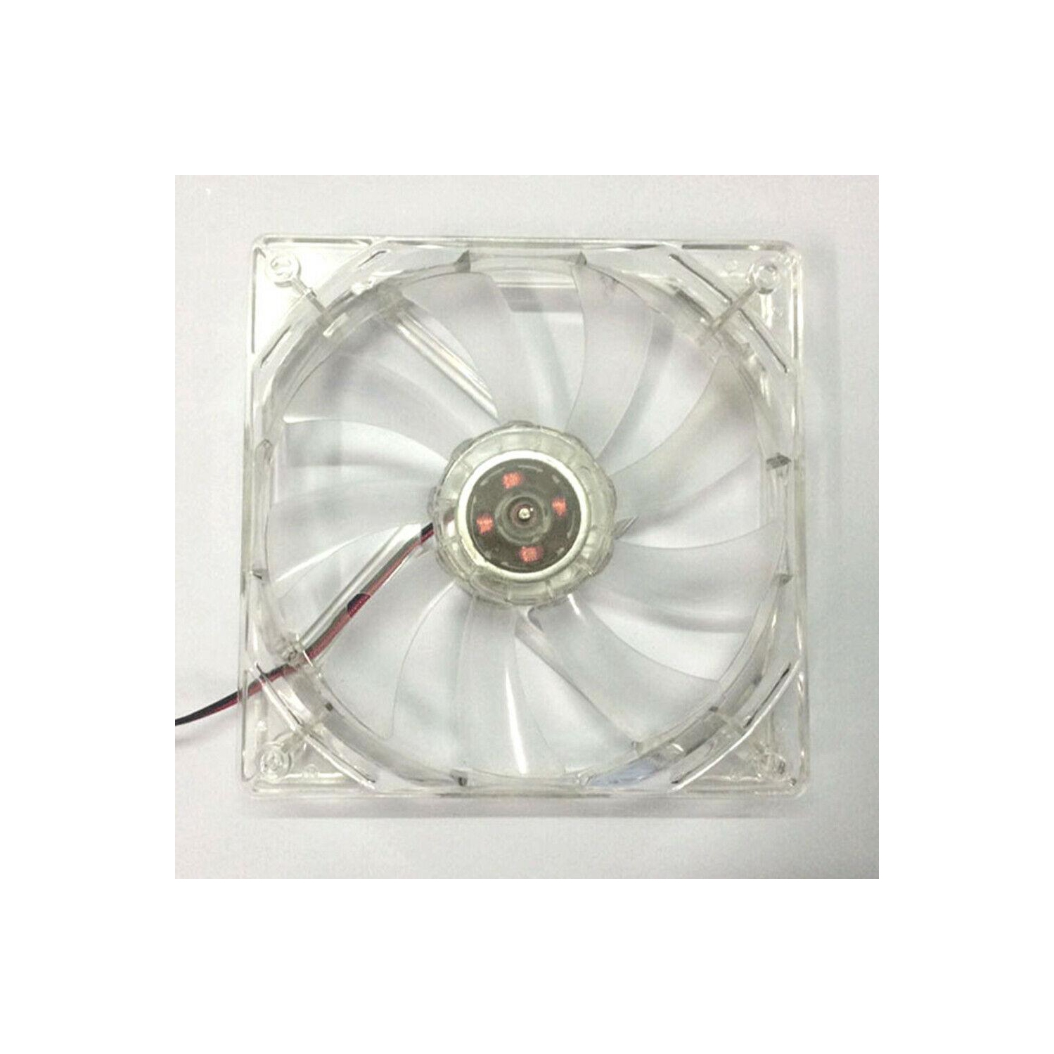 12cm 120mm RED LED 12V 4Pin Computer PC Case Cooler CPU Cooling LED Fan
