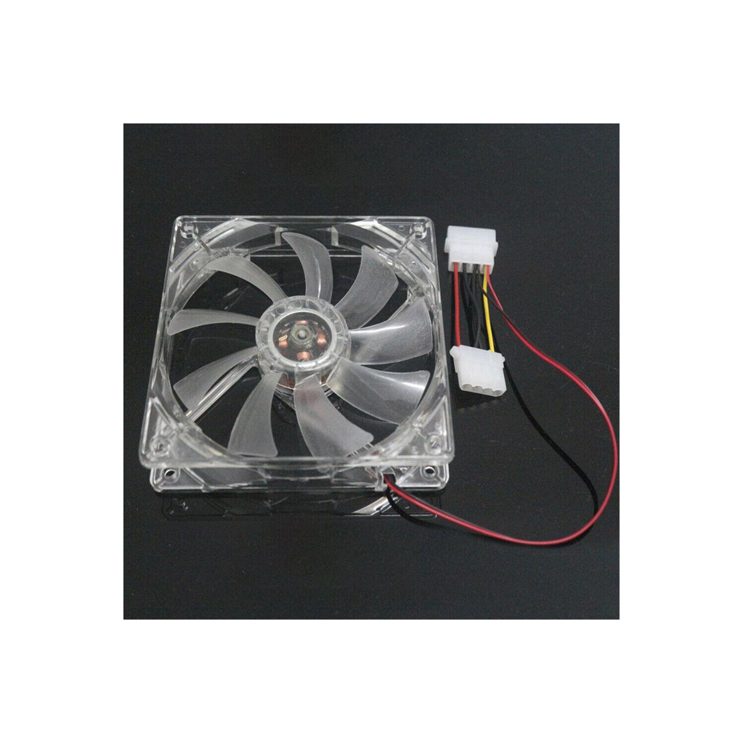 12cm 120mm RED LED 12V 4Pin Computer PC Case Cooler CPU Cooling LED Fan