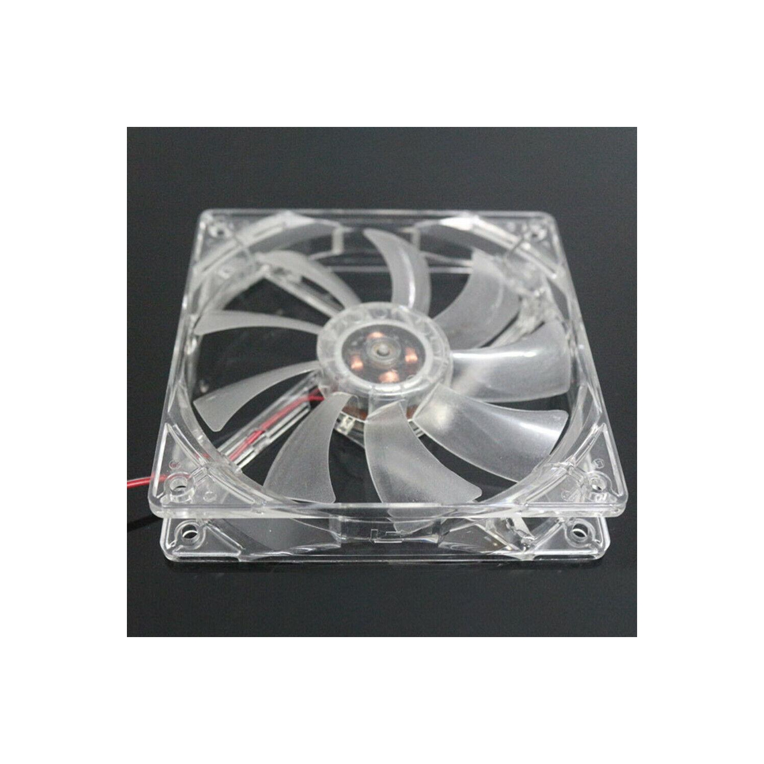12cm 120mm RED LED 12V 4Pin Computer PC Case Cooler CPU Cooling LED Fan
