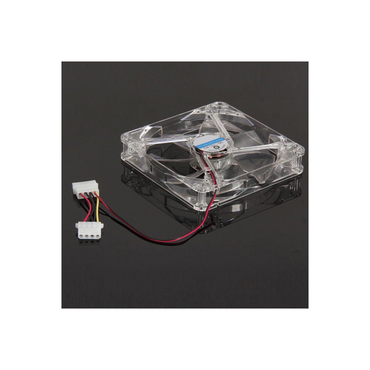 12cm 120mm RED LED 12V 4Pin Computer PC Case Cooler CPU Cooling LED Fan