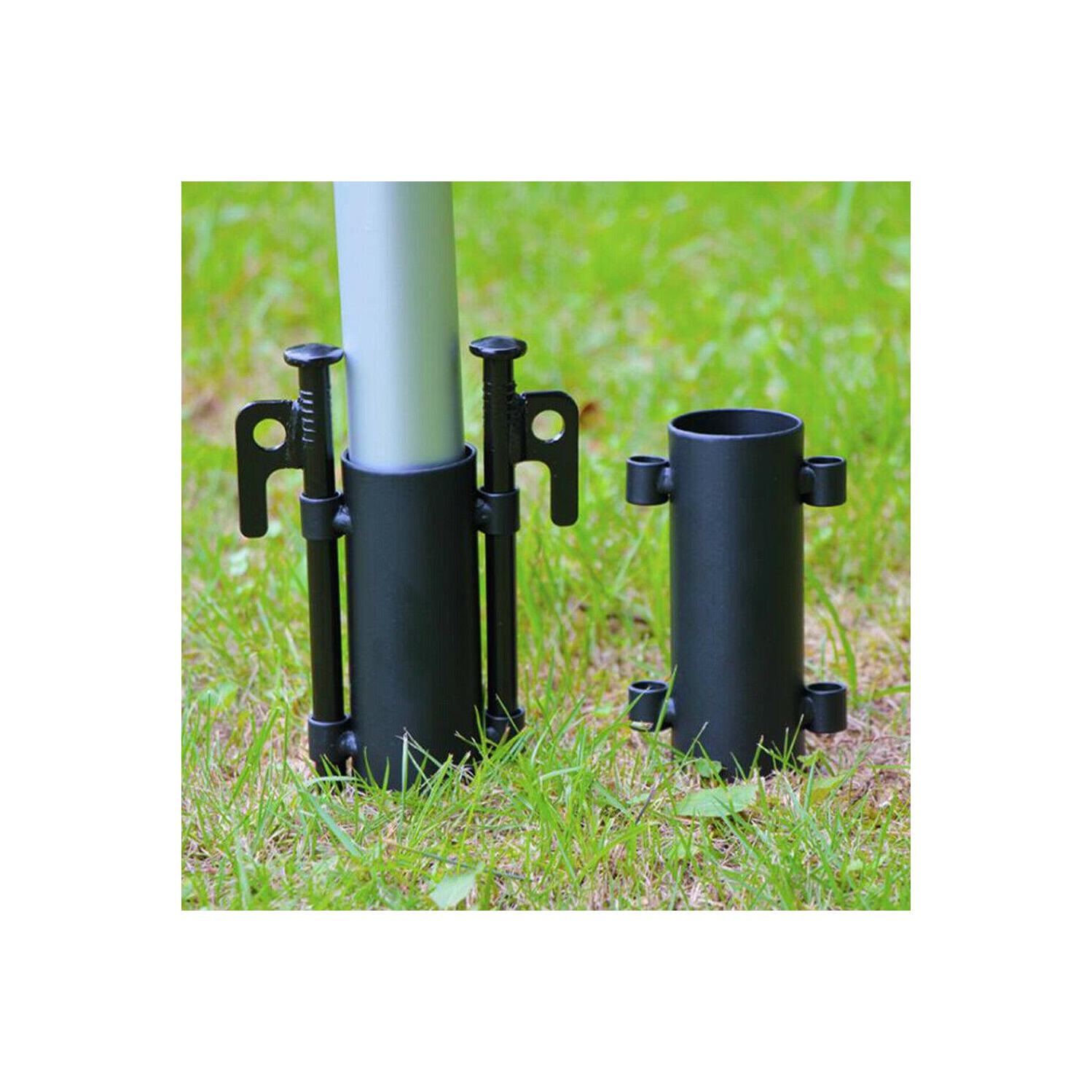 Auvent de camping à tube fixe résistant au vent pour poteau d'auvent de tente