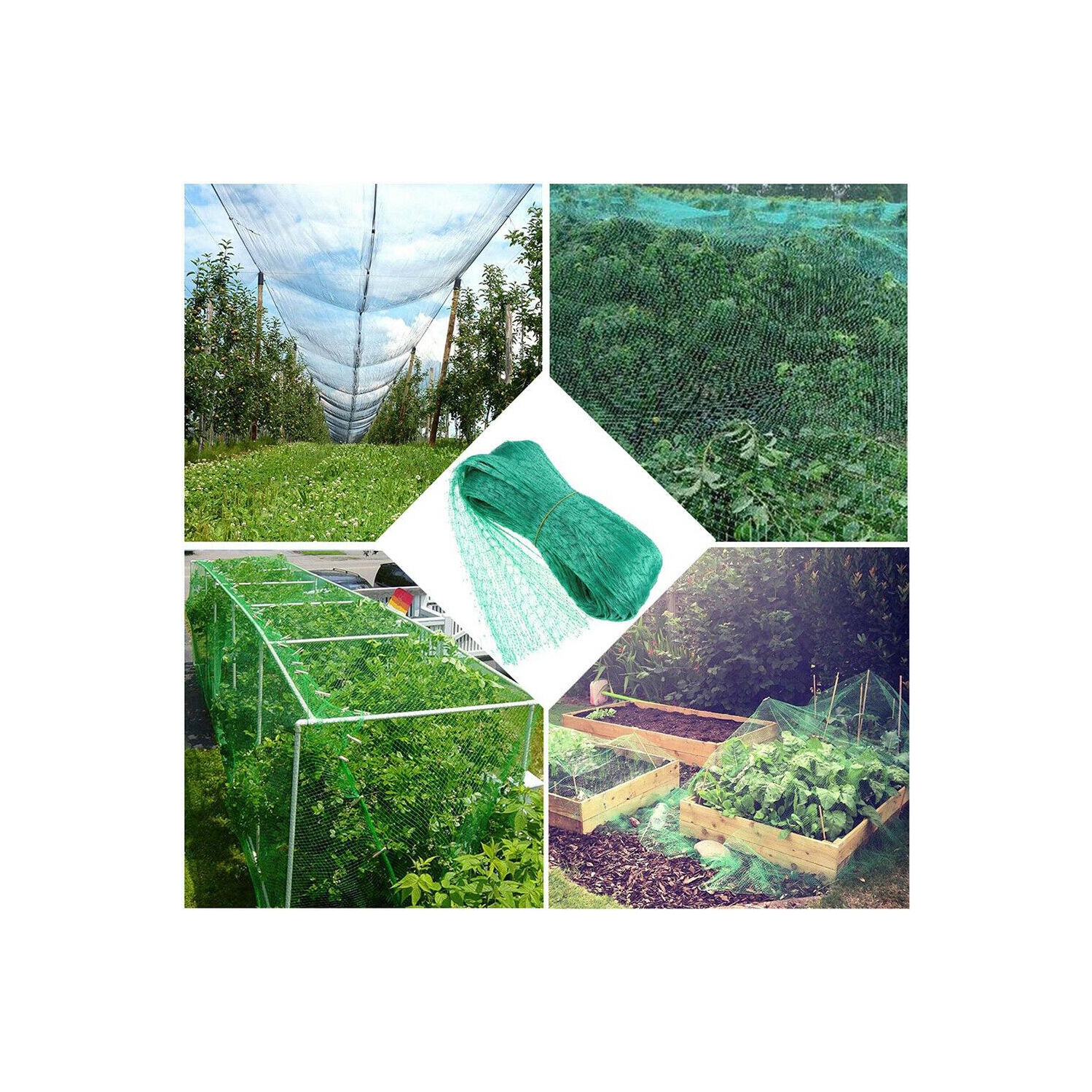 Filet anti-oiseau anti-insectes pour plantes d'arbres fruitiers