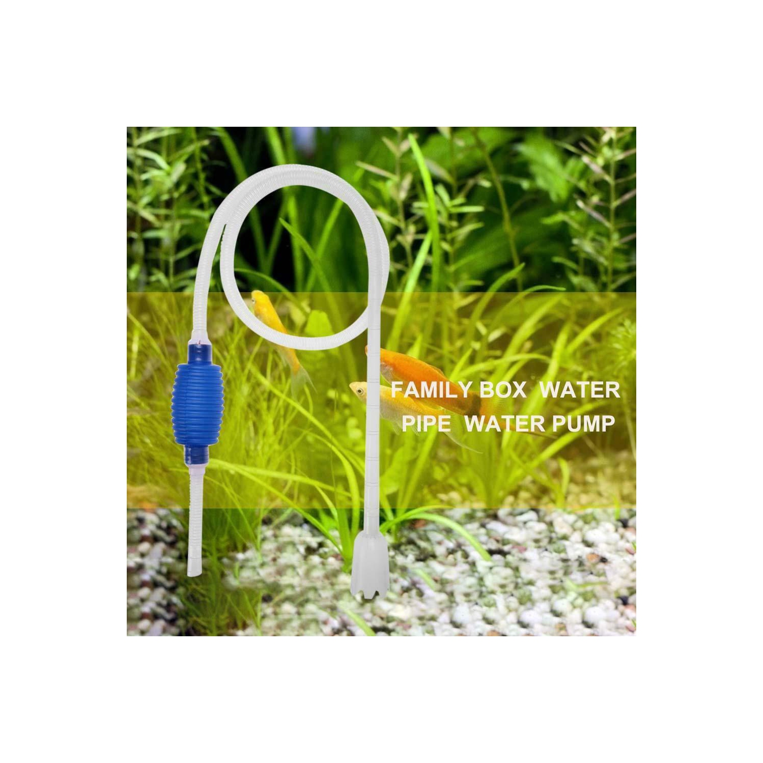 Filtre à succion siphon pour gravier pour aquarium à vide changement d'eau