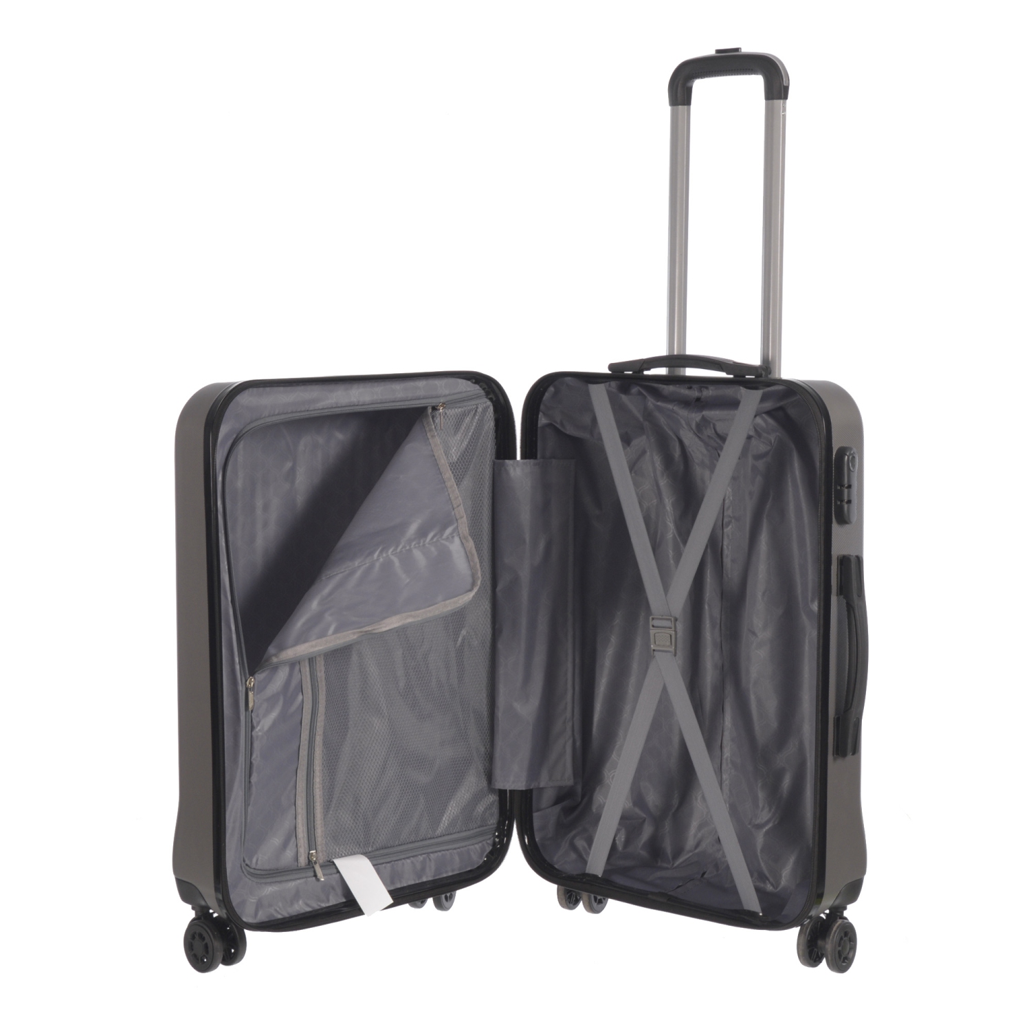 Valise moyenne de 24 po de la collection Luggage Grove de NICCI - Anthracite