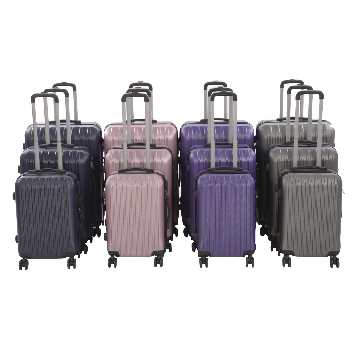 Valise moyenne de 24 po de la collection Luggage Grove de NICCI - Anthracite