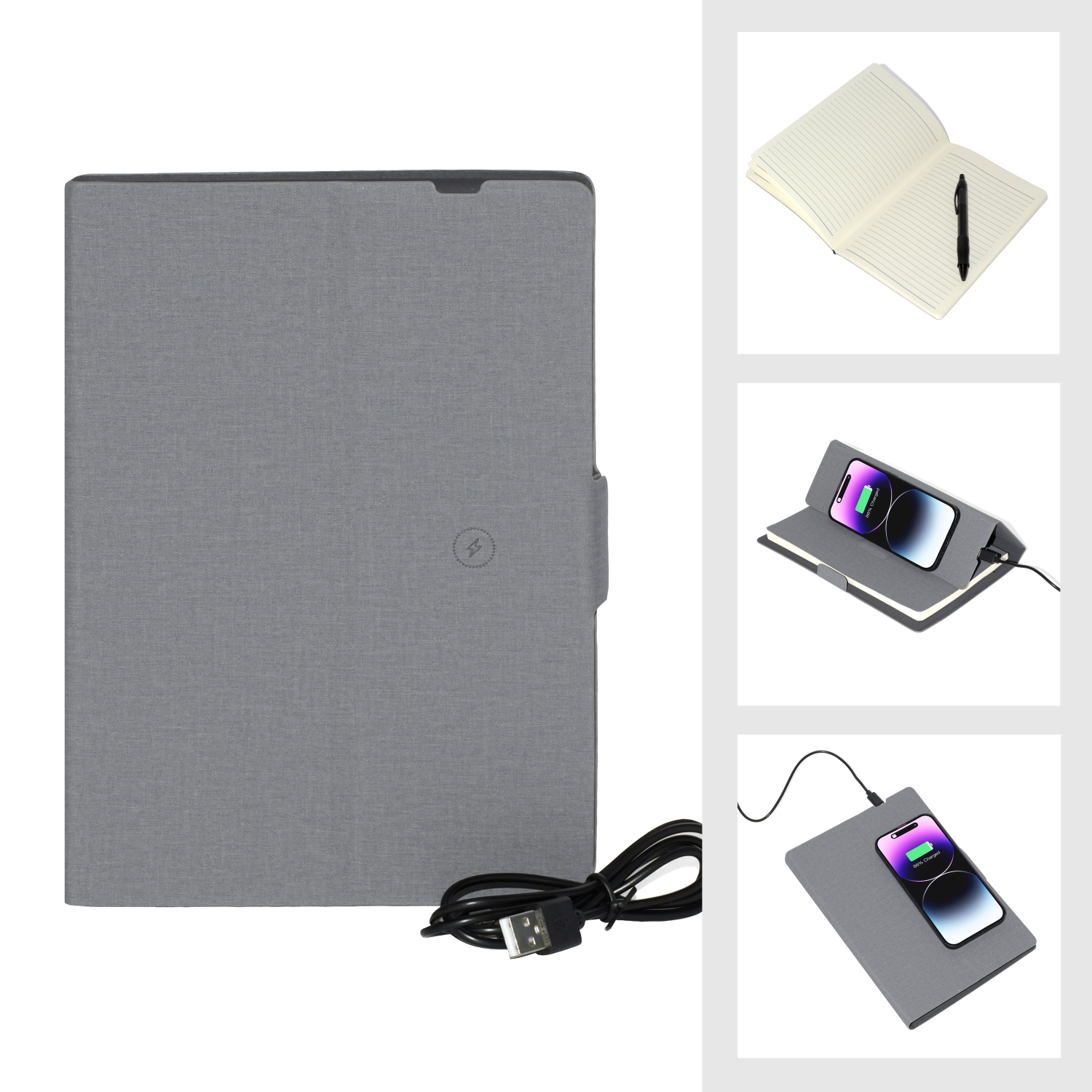 NICCI Notebook with Wireless Charge Phone Feature