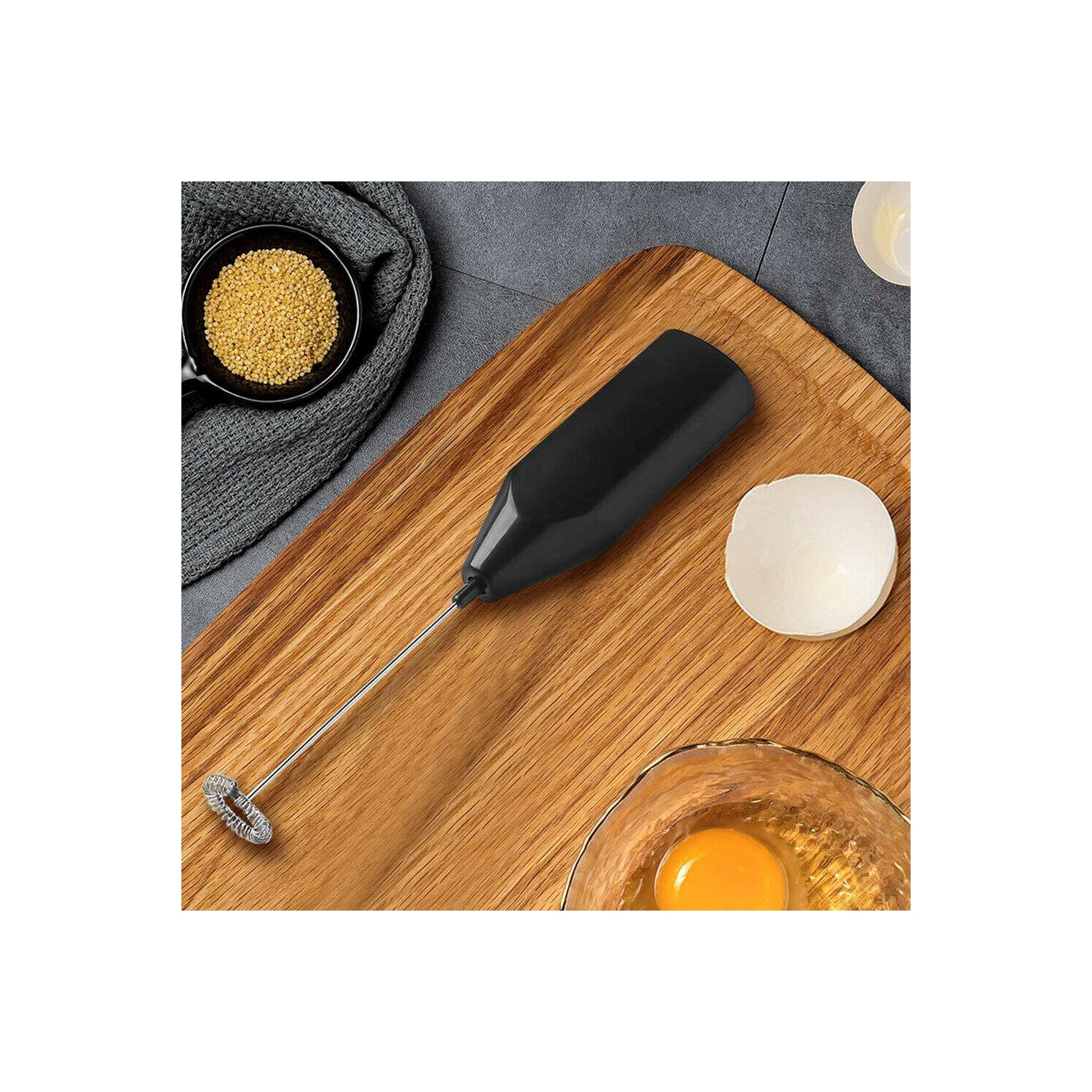 Handheld Cream Beater Milk Coffee Whisk Mixer Electric Egg Frother Stirrer