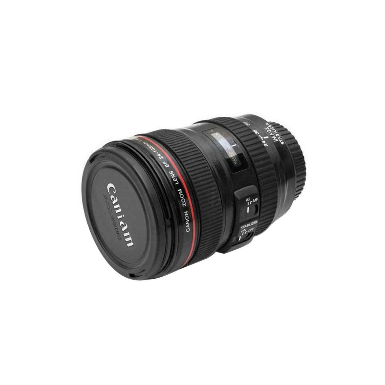 Creative Cups SLR Camera Lens Shaped Mugs 350lm Stainless Steel Drinkware