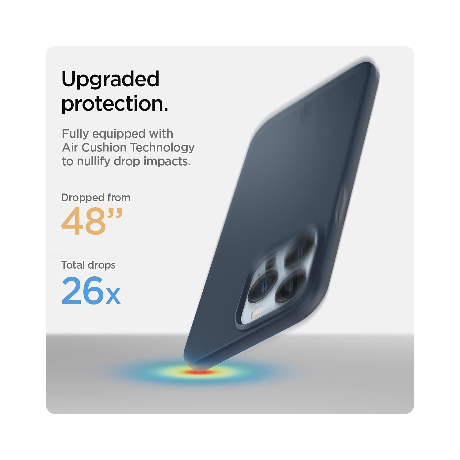 Spigen Thin Fit conçus pour l’étui Apple iPhone 13 Pro Max - Ardoise métallique