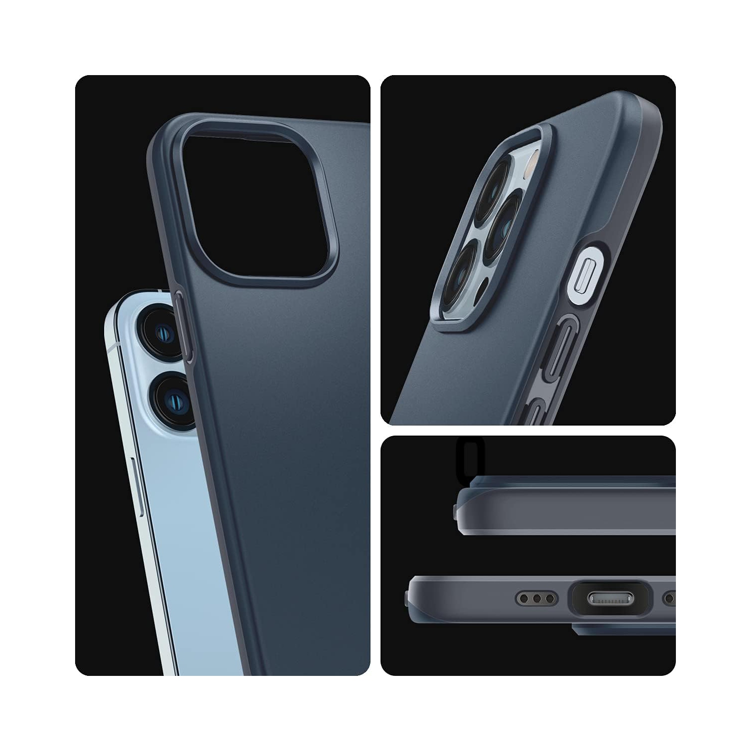 Spigen Thin Fit Case for Apple iPhone 13 Pro Max/12 Pro Max Black 55778BBR  - Best Buy