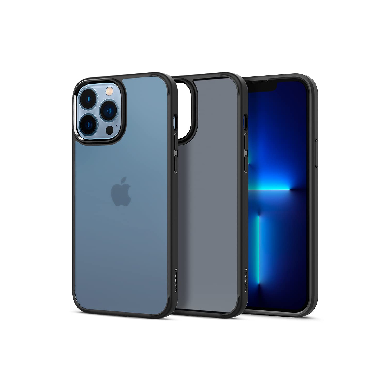 Spigen Ultra Hybrid Matte Designed for Apple iPhone 13 Pro Max Case - Frost Black