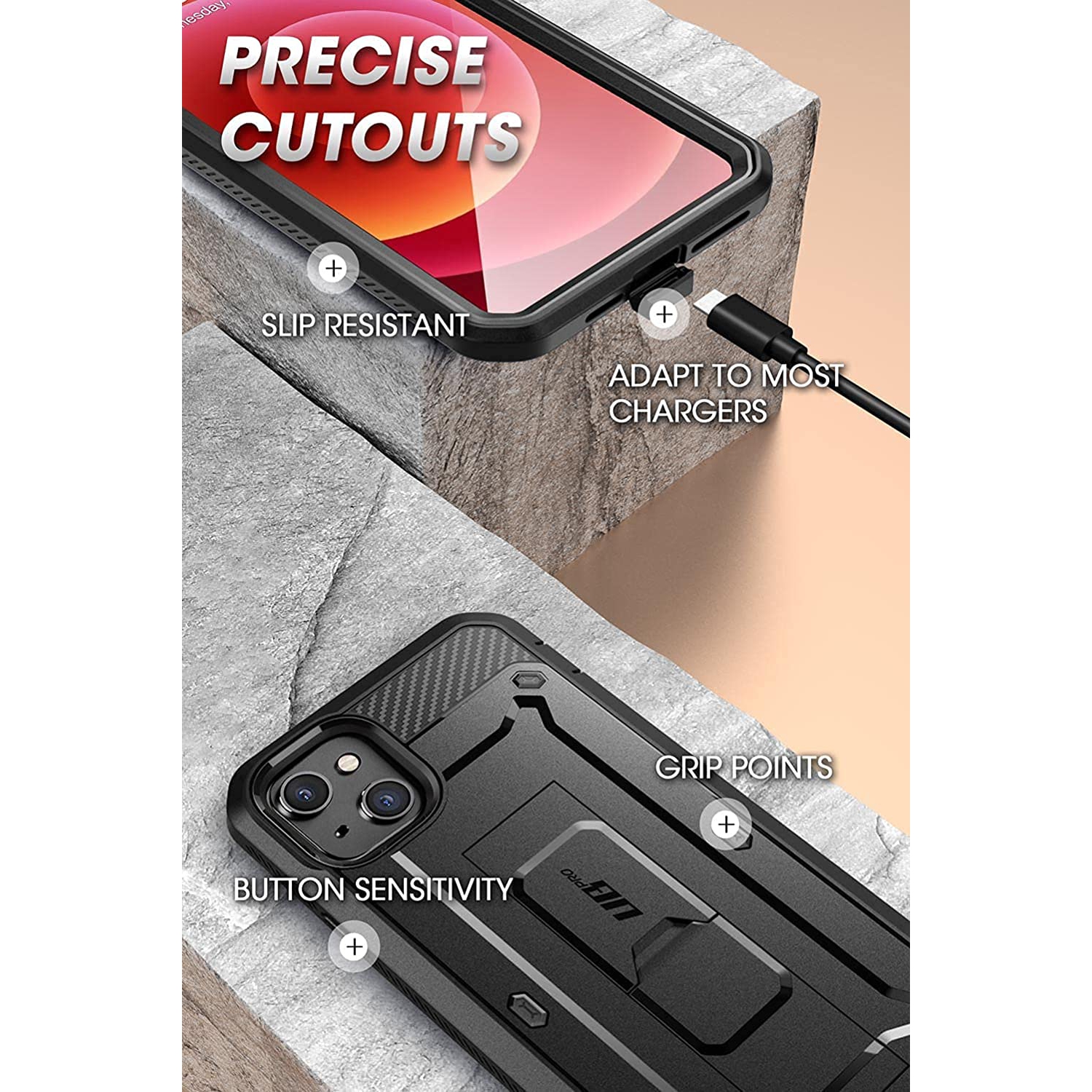 SUPCASE Unicorn Beetle Pro Series Case for iPhone 13 Mini (2021