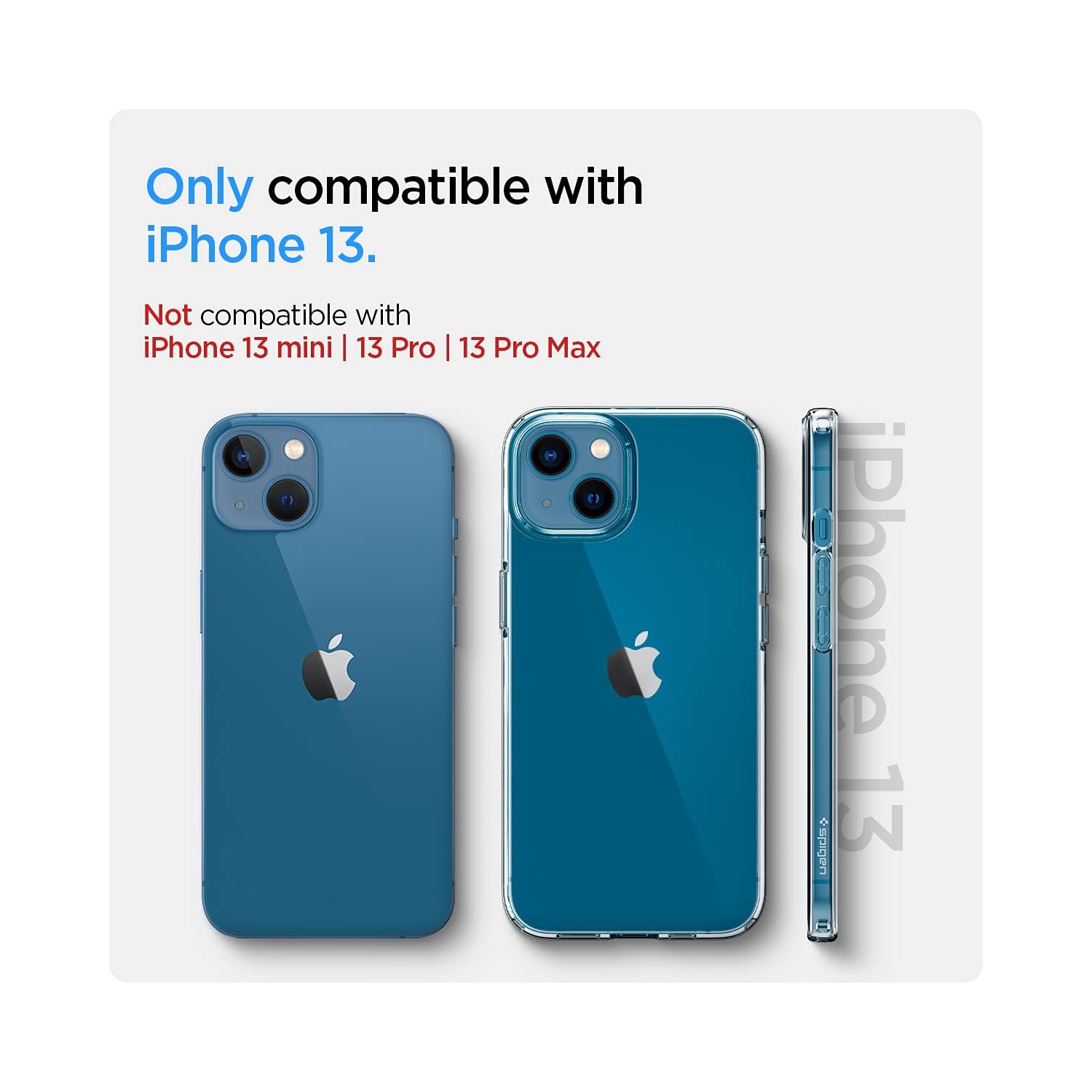 Étui Liquid Crystal de Spigen pour iPhone 13 d’Apple - transparent