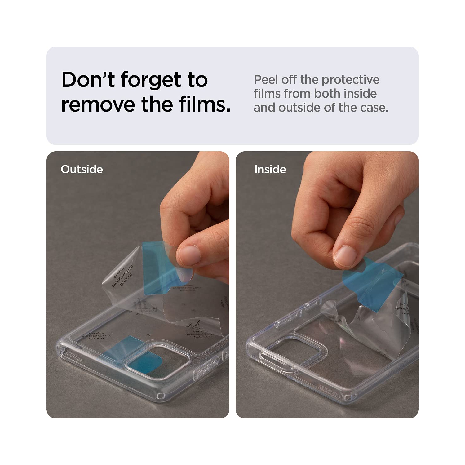 Spigen Ultra Hybrid S pour étui iPhone 13 d’Apple - transparent