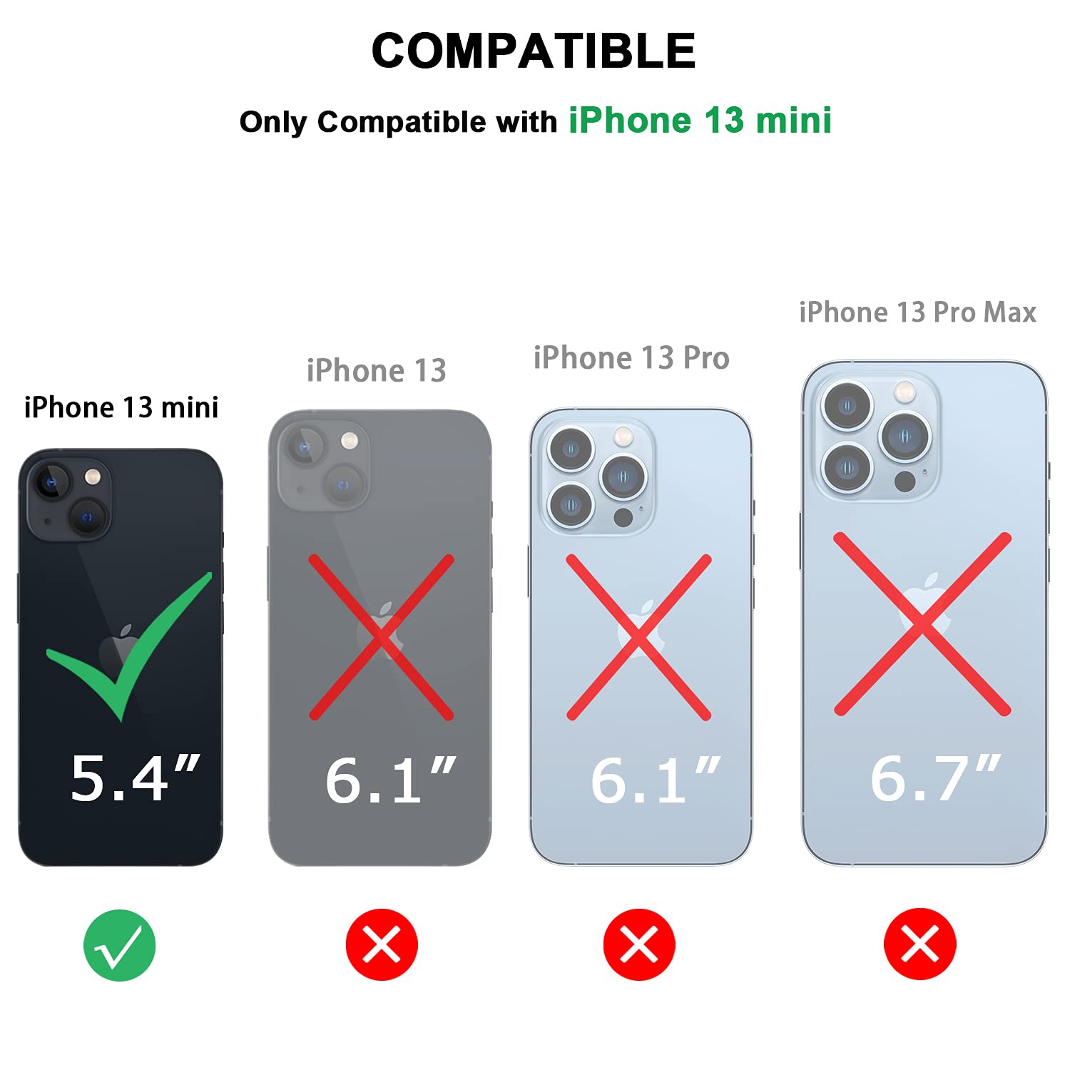 TENDLIN Compatible with iPhone 13 Mini Case Wood Grain with Carbon Fiber Texture Design Leather Hybrid Case Compatible for i