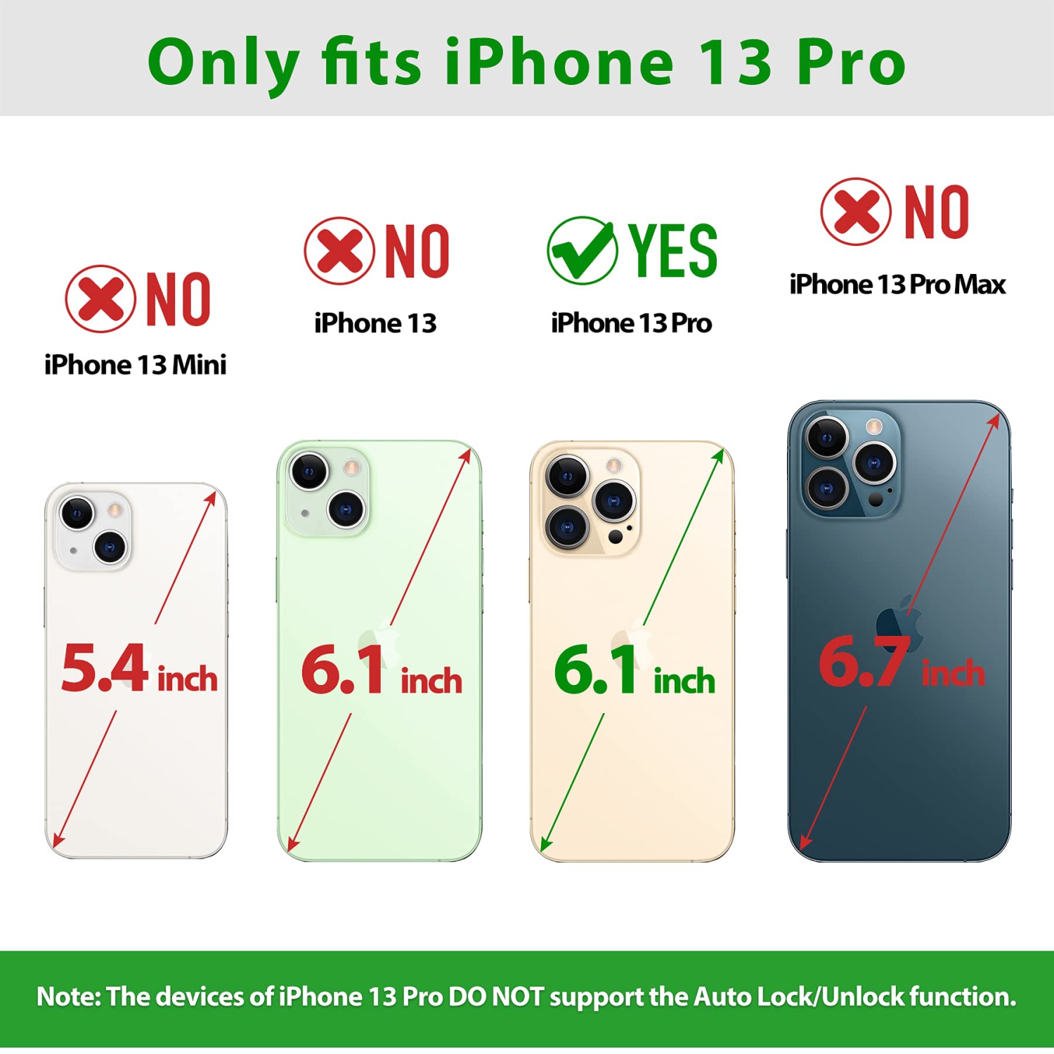 SHIELDON Case for iPhone 13 Pro, Genuine Leather iPhone 13 Pro 5G Wallet Case with Kickstand RFID Blocking Card Slots Magnet