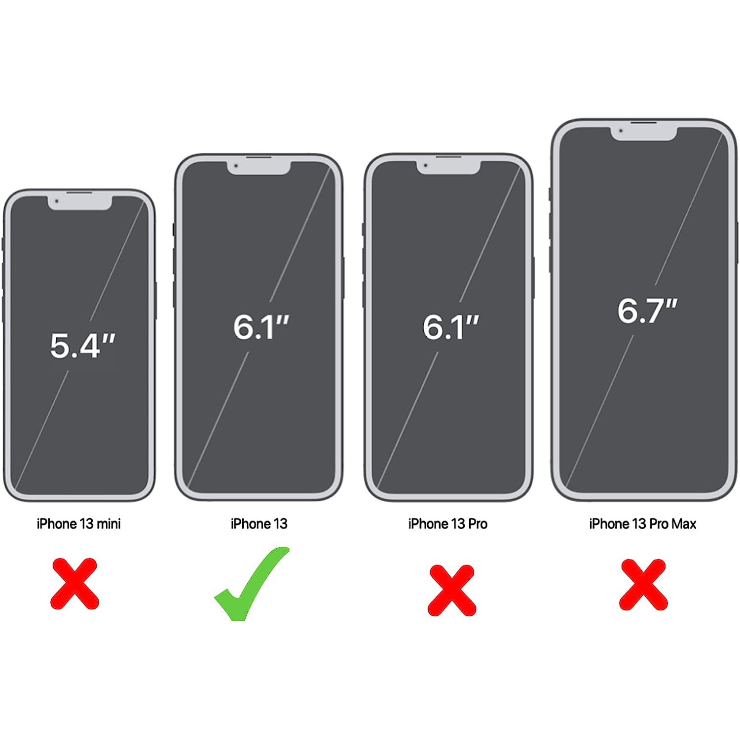 3+3 Pack LK 3Pack Screen Protector Compatible for iPhone 13 6.1-inch with 3Pack Camera Lens Protector, Anti-Scratch Easy-In