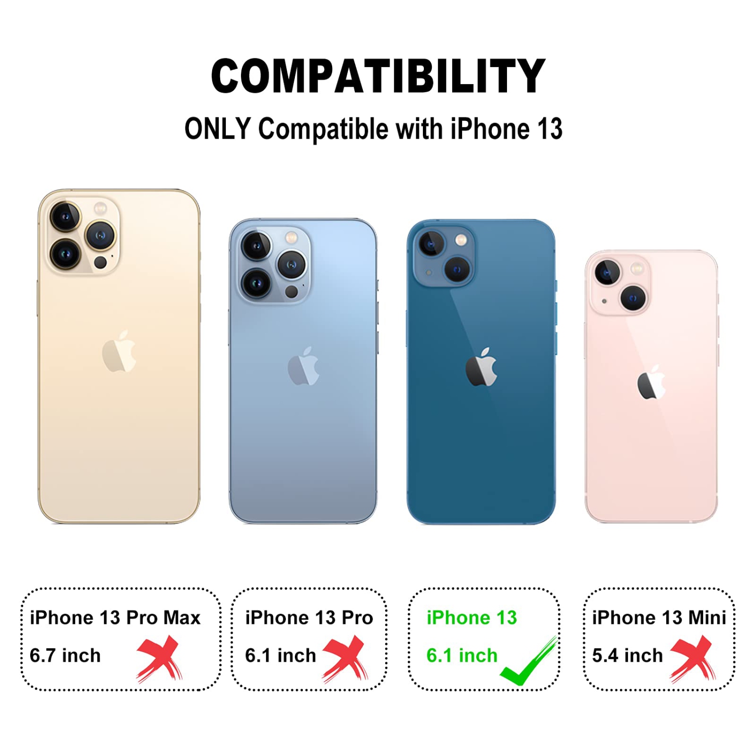 Aoksow Designed for iPhone 13 Wallet Case, Soft PU Leather Card Holder Case with Kickstand Slim Flip Cover for iPhone 13 6.1