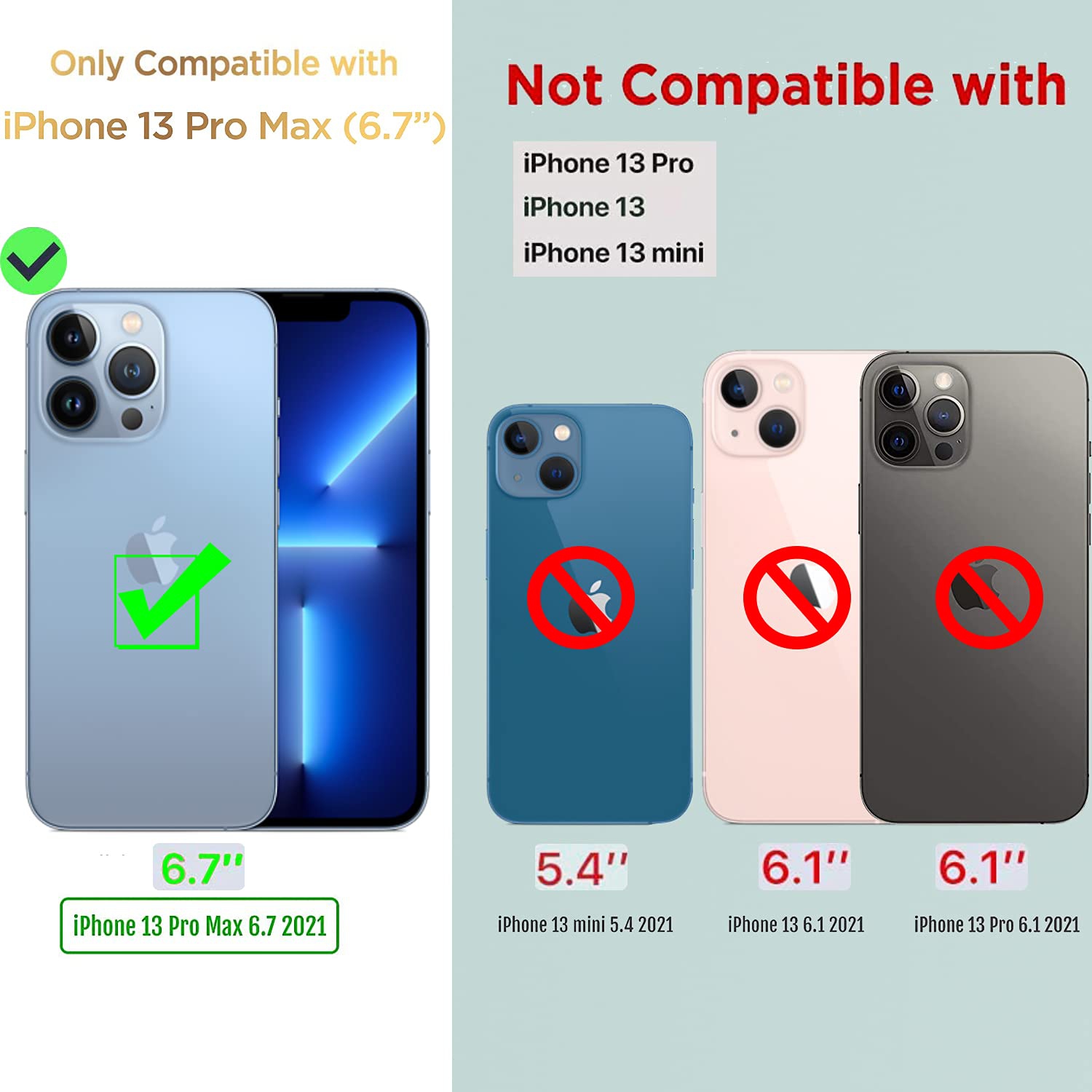 luolnh Compatible with iPhone 13 Pro Max Case with Flower,for Girly Women,Shockproof Clear Floral Pattern Hard Back Cover fo