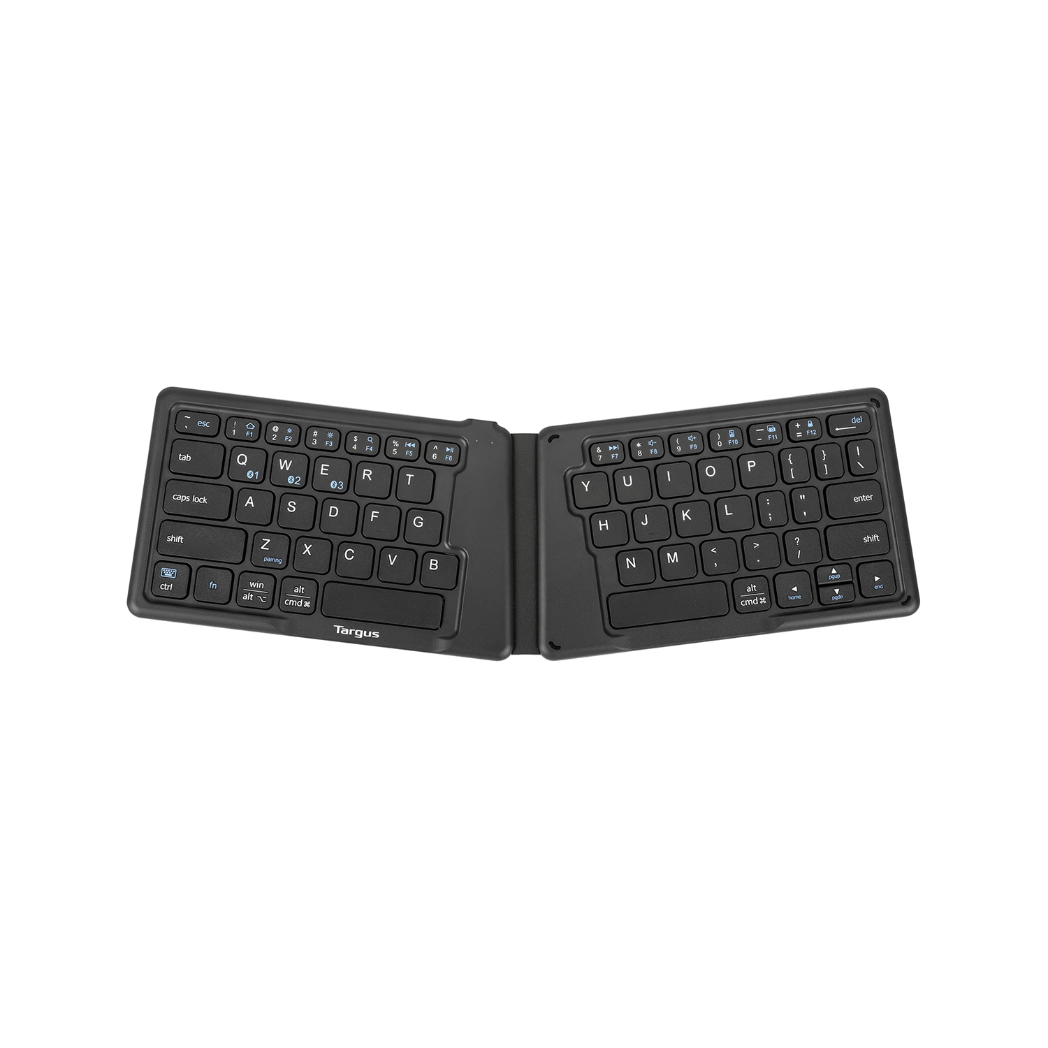 Targus Ergonomic Foldable Bluetooth Antimicrobial Keyboard