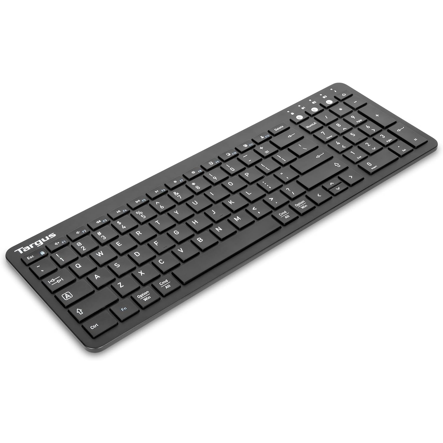 Clavier Bluetooth de taille moyenne pour appareils multiples de Targus - Compatible avec ChromeOS, Windows, macOS, iOS et Android