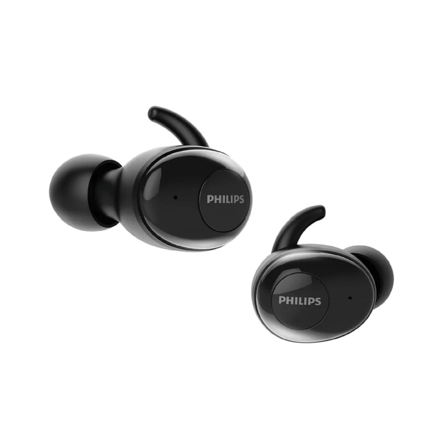 Philips In-ear true wireless headphones with 6MM Drivers, and built-in 3350 mAH power bank charging case - SHB2515BK/10 Black