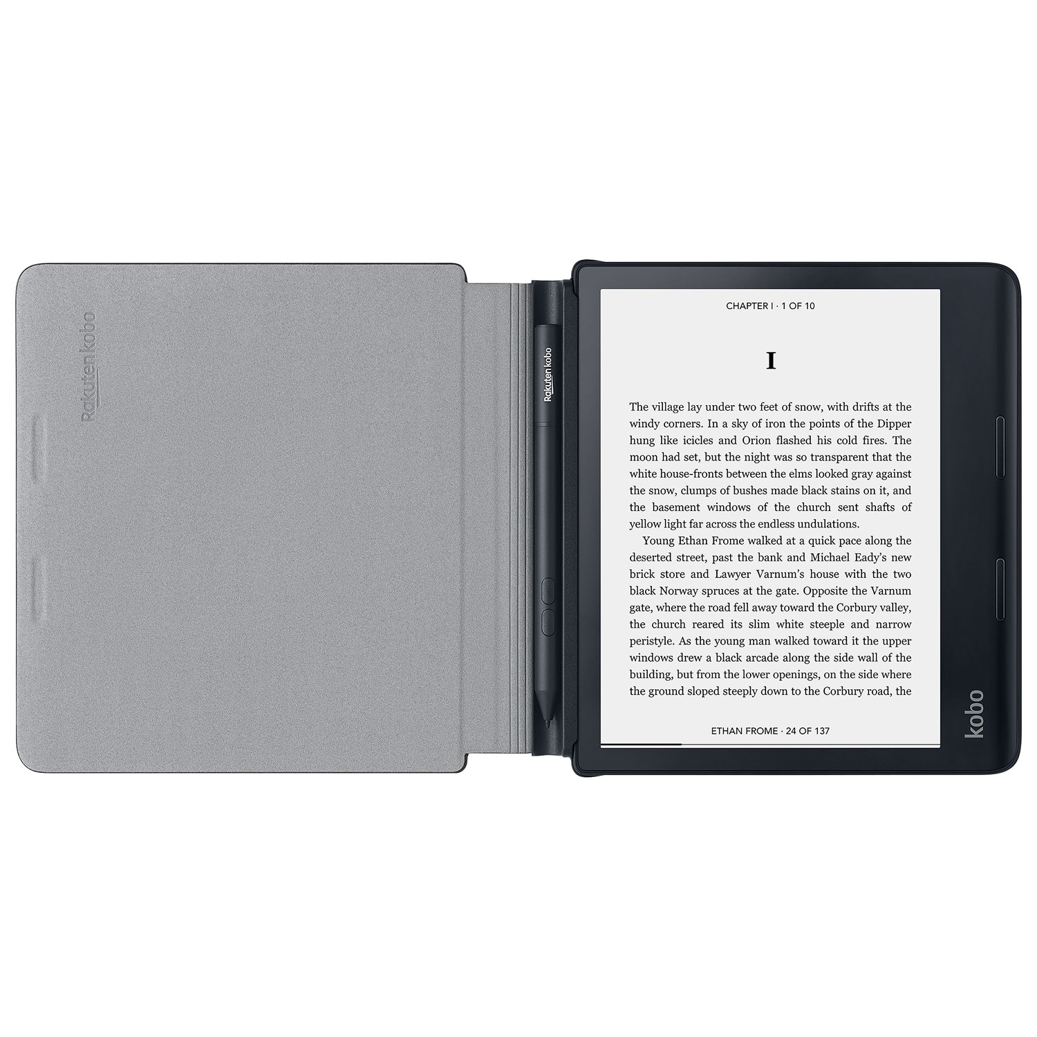 Étui PowerCover pour Sage de Kobo - Noir