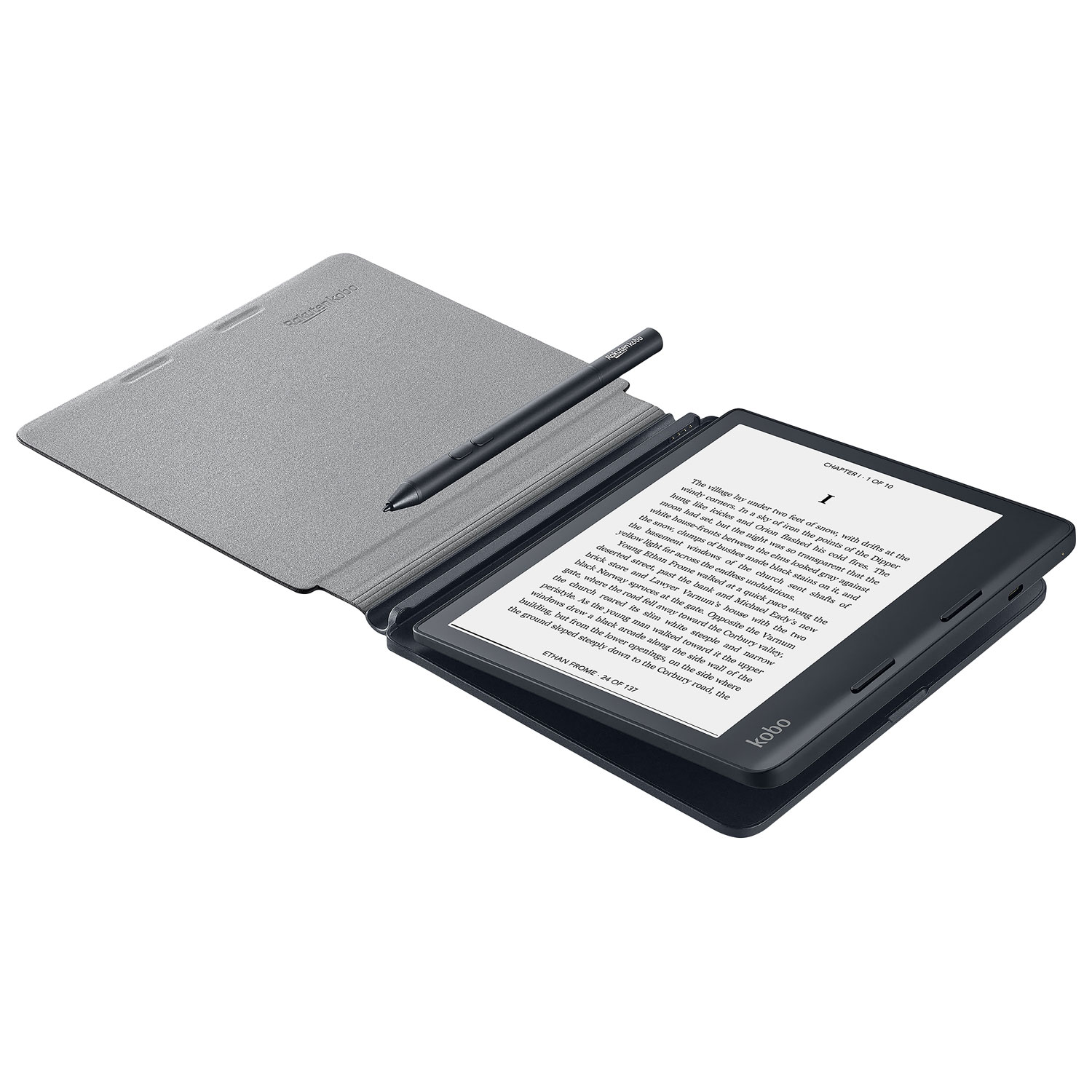 Étui PowerCover pour Sage de Kobo - Noir