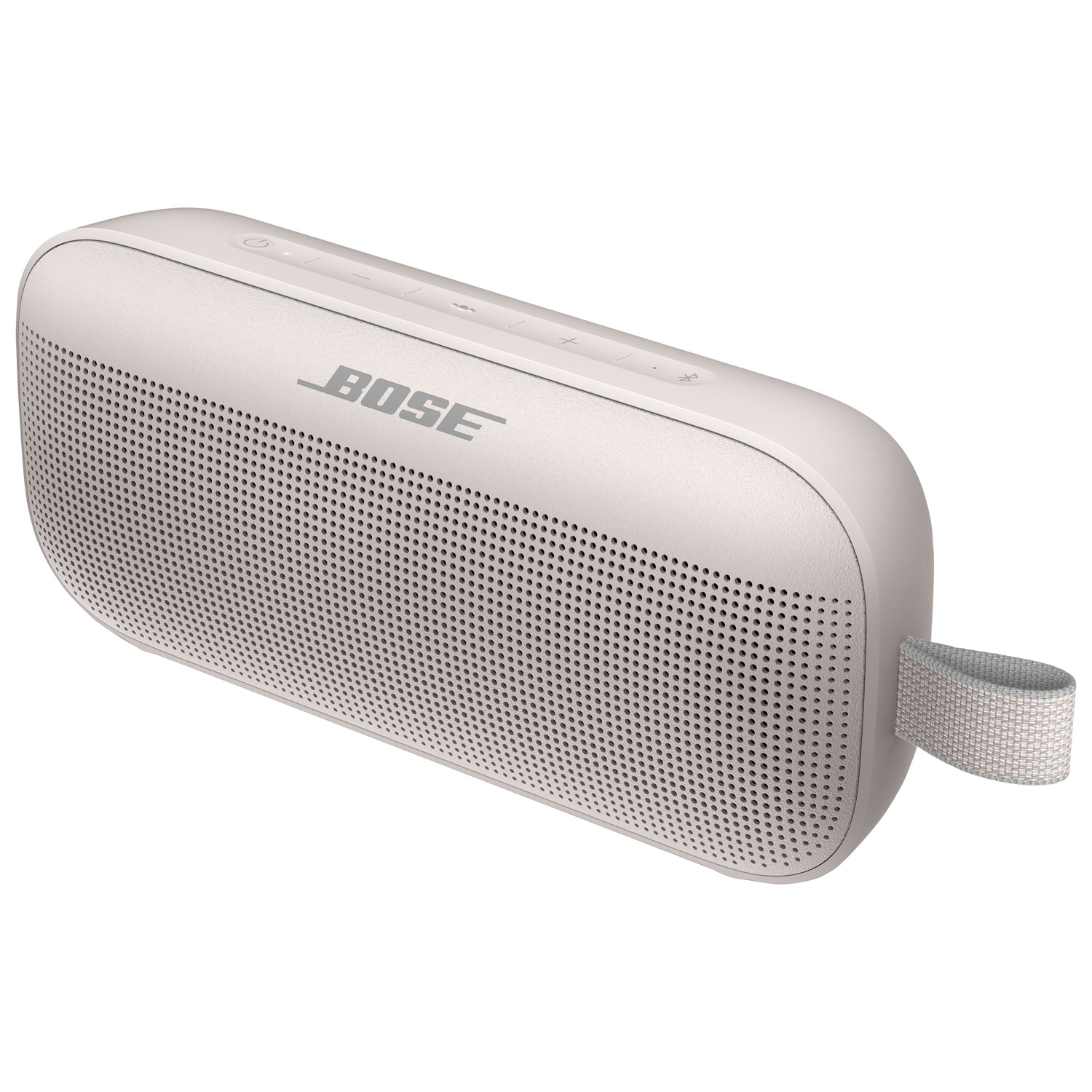 Haut-parleur sans fil Bluetooth étanche SoundLink Flex de Bose - Blanc fumée