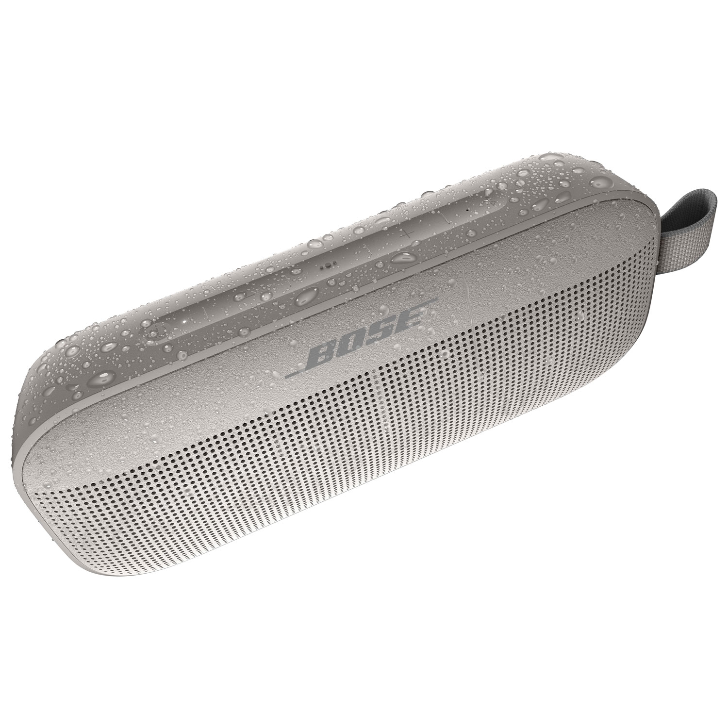 Haut-parleur sans fil Bluetooth étanche SoundLink Flex de Bose - Blanc fumée
