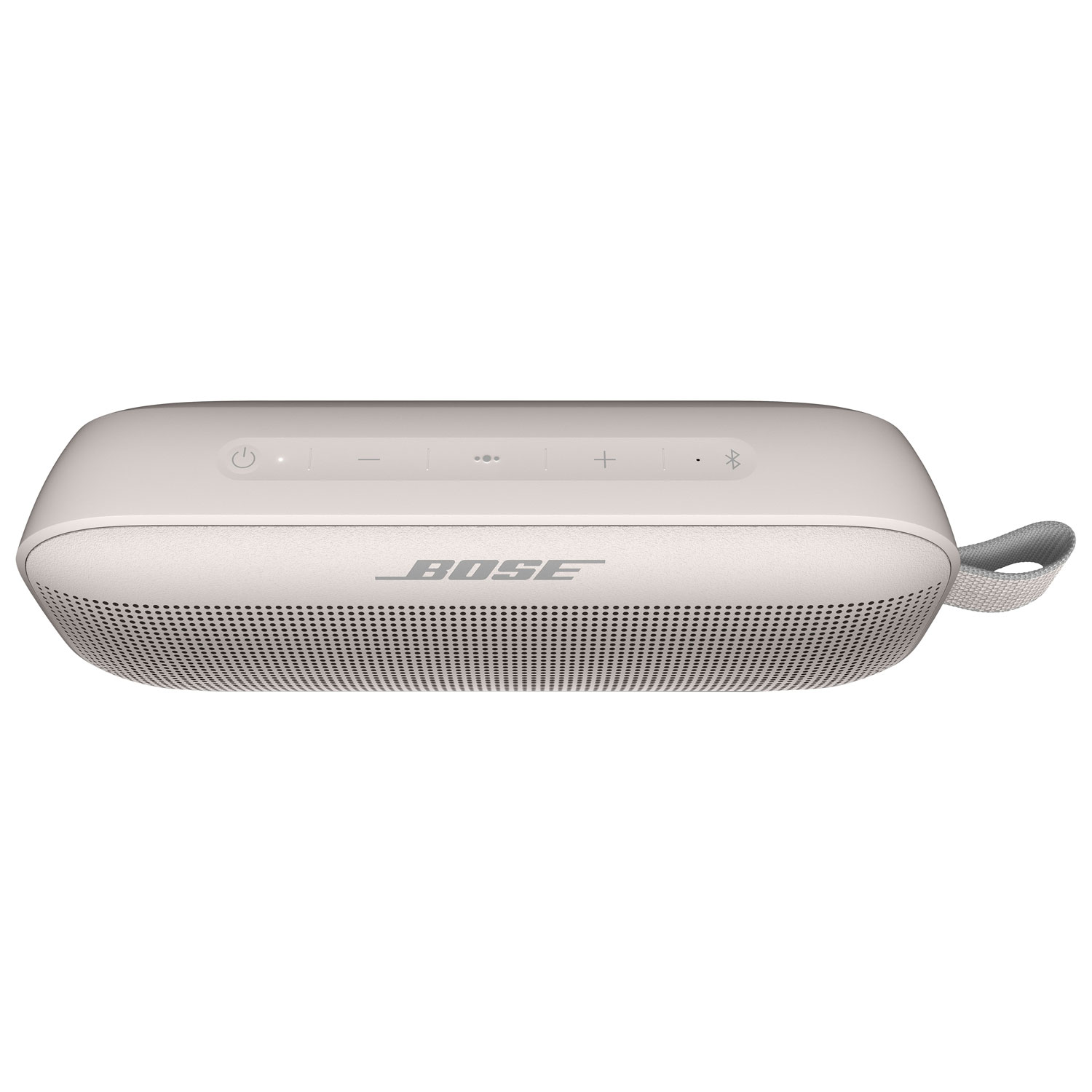 Haut-parleur sans fil Bluetooth étanche SoundLink Flex de Bose - Blanc fumée