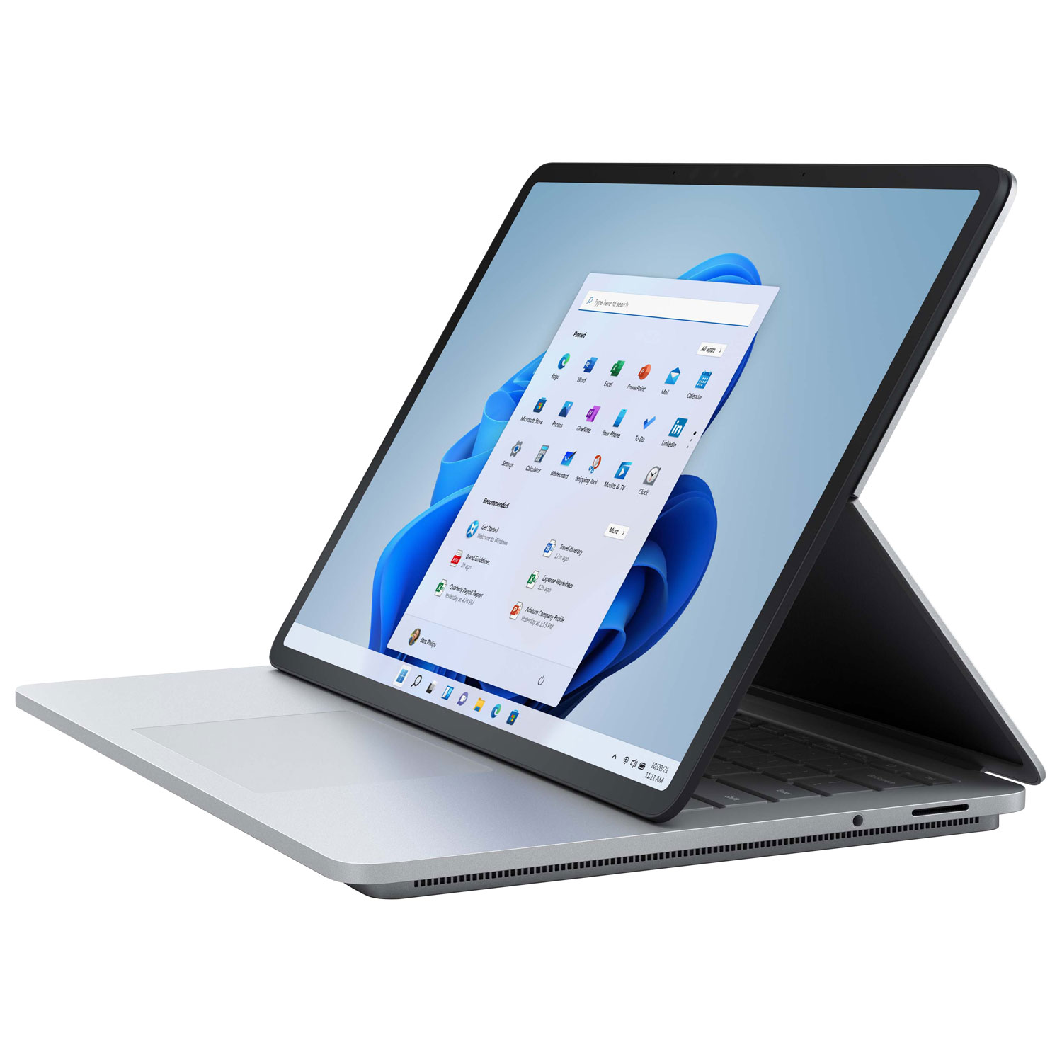 Microsoft Surface Laptop Studio 14.4" - Platinum (Intel Core i5-11300H/512GB SSD/16GB RAM/Windows 11) -En