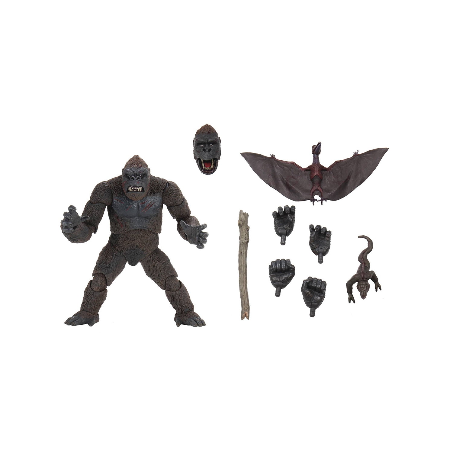 King Kong – figurine d’action de 8 po Ultimate - Skull Island King Kong