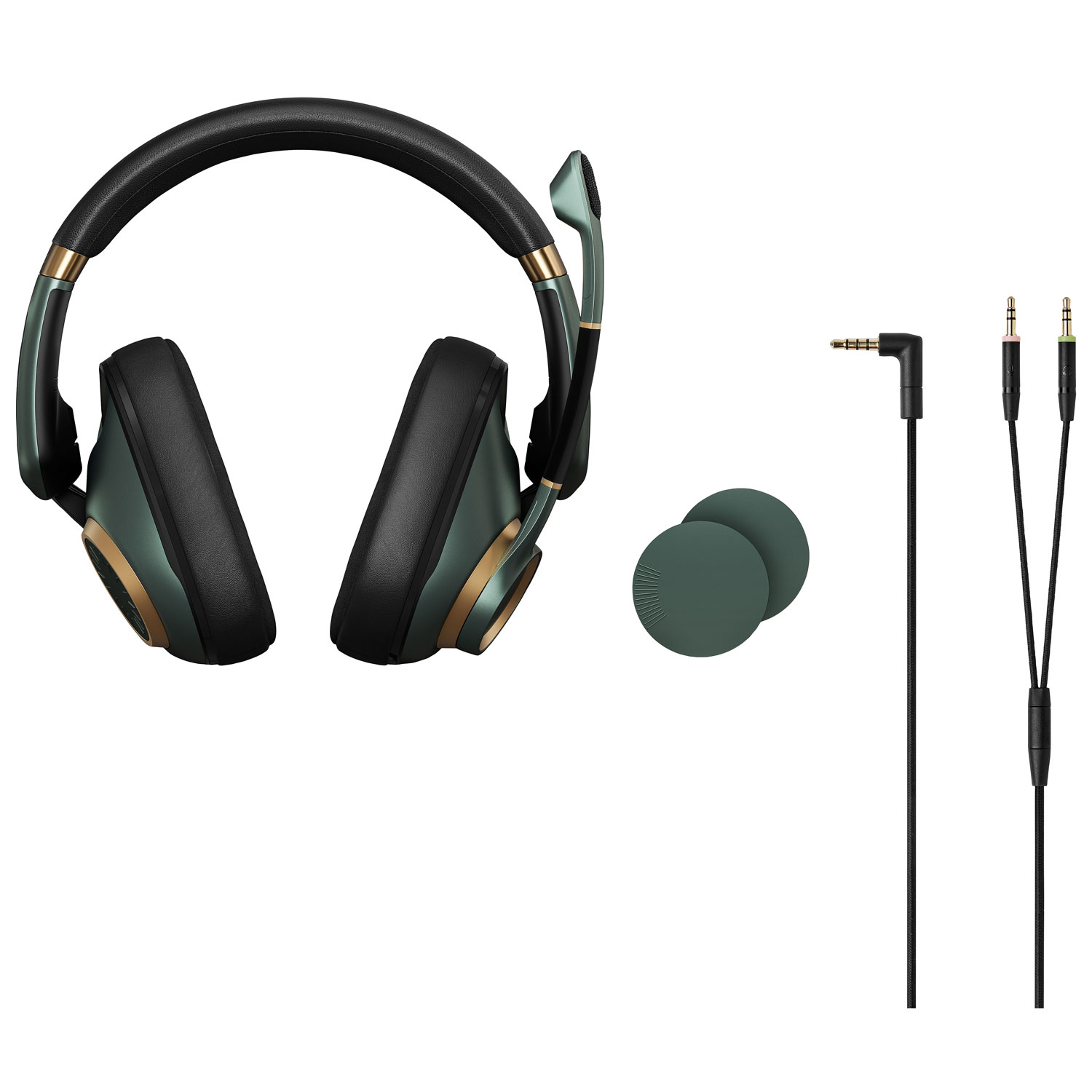 EPOS H6PRO Closed Acoustic Gaming Headset Racing Green Best