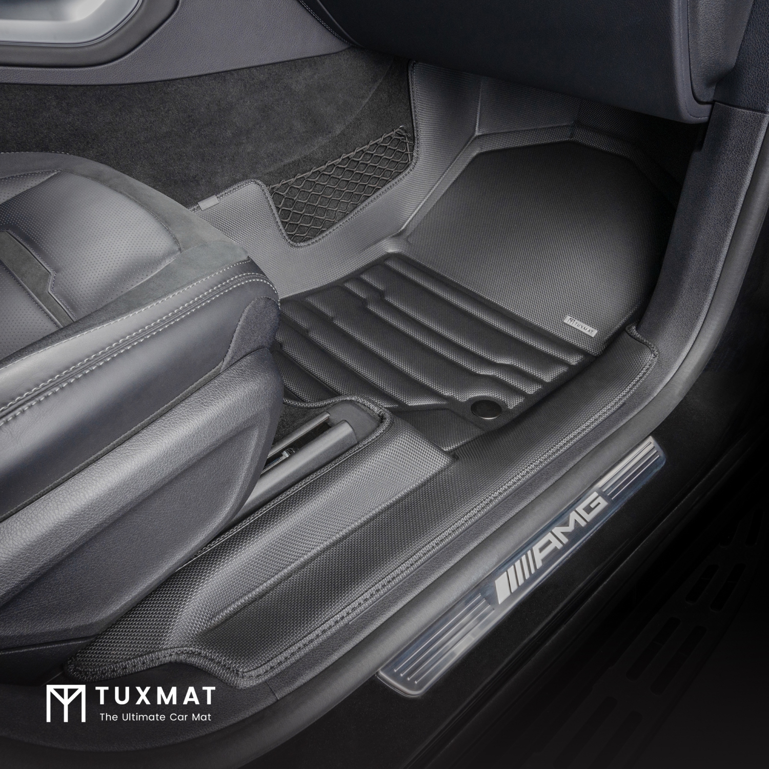 TuxMat - For Mercedes-Benz GLE Coupe 2020-2026 Models - Custom Car Mats - Maximum Coverage, All Weather, Laser Measured - This Full Set Includes 1st