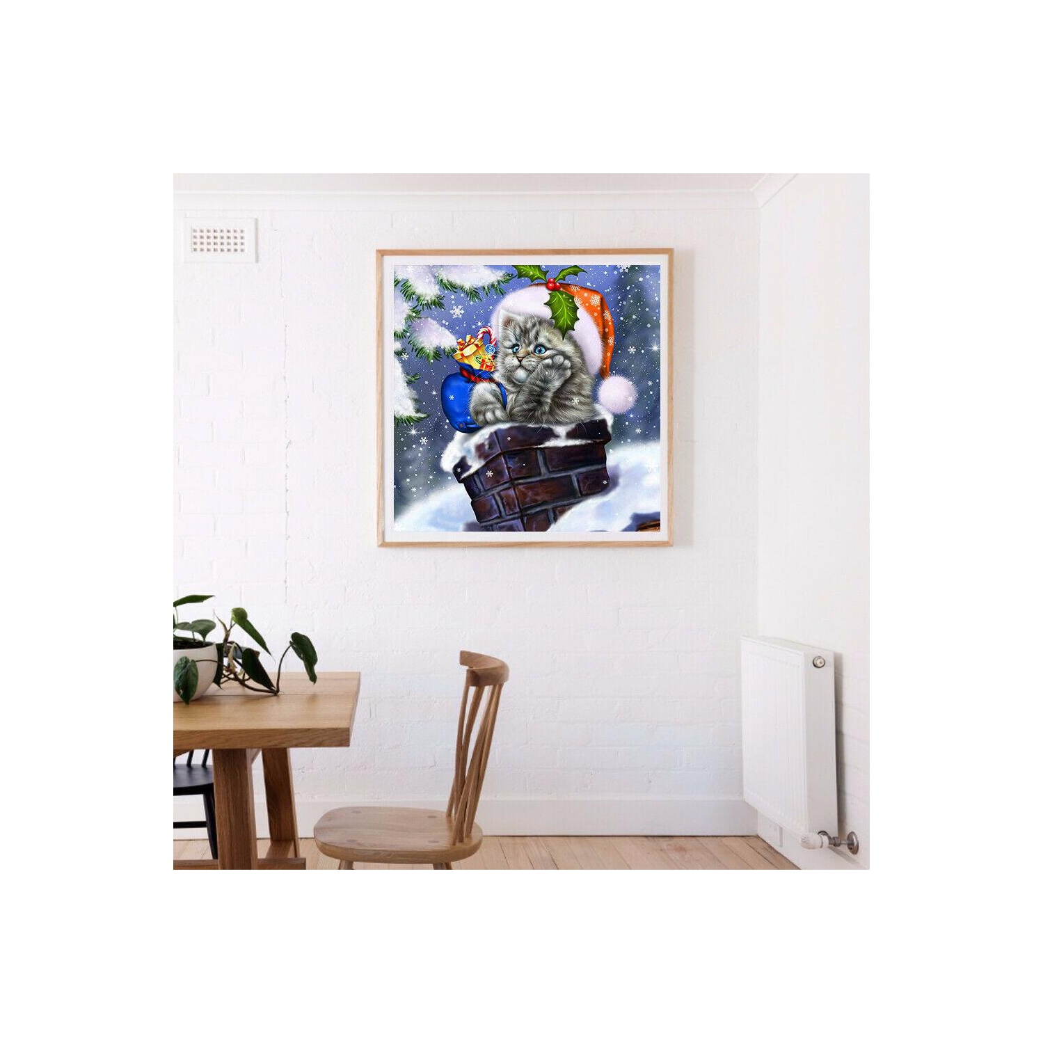 Christmas 5D DIY Full Round Drill Diamond Painting Craft Kits