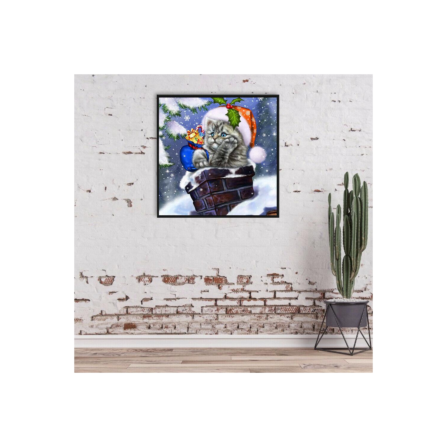 Christmas 5D DIY Full Round Drill Diamond Painting Craft Kits