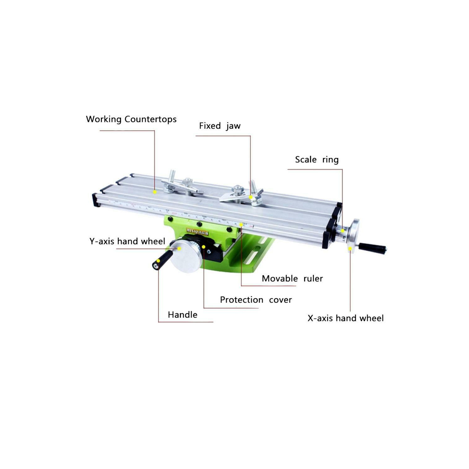 Mini Table Bench Vise Bench Drill Milling Machine Assisted Positioning Tool