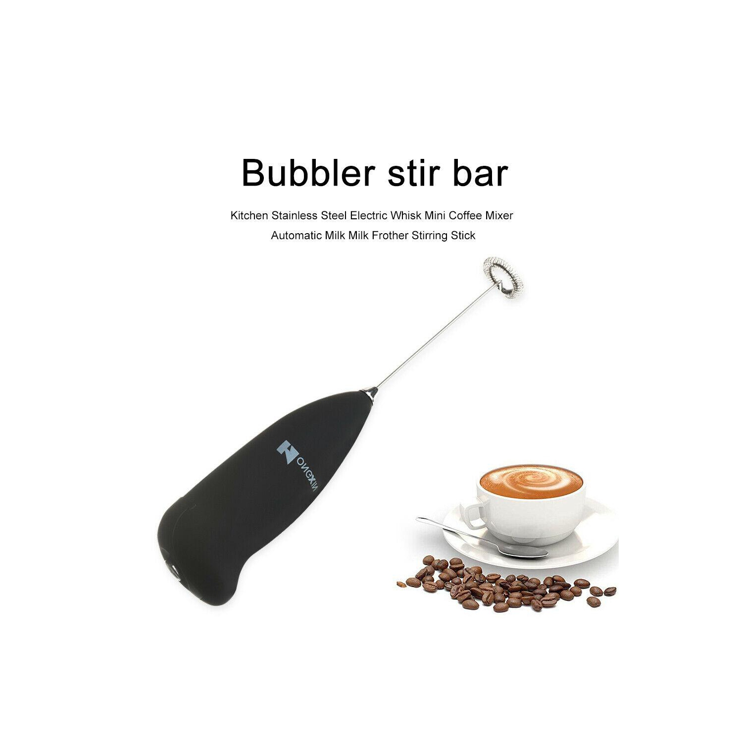 Handheld Electric Egg Beater Milk Drink Coffee Frother Foamer Whisk Mixer