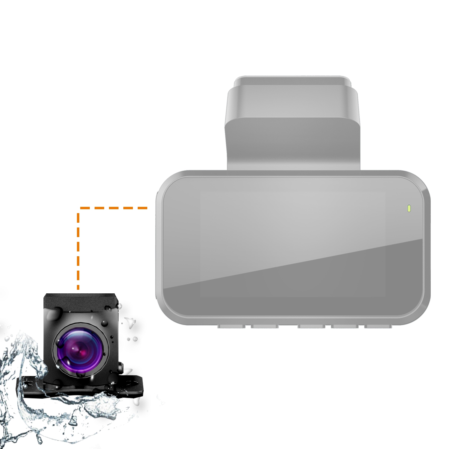 Rexing Waterproof Rear View Camera for V5 Premium 4K Modular Dash Cam