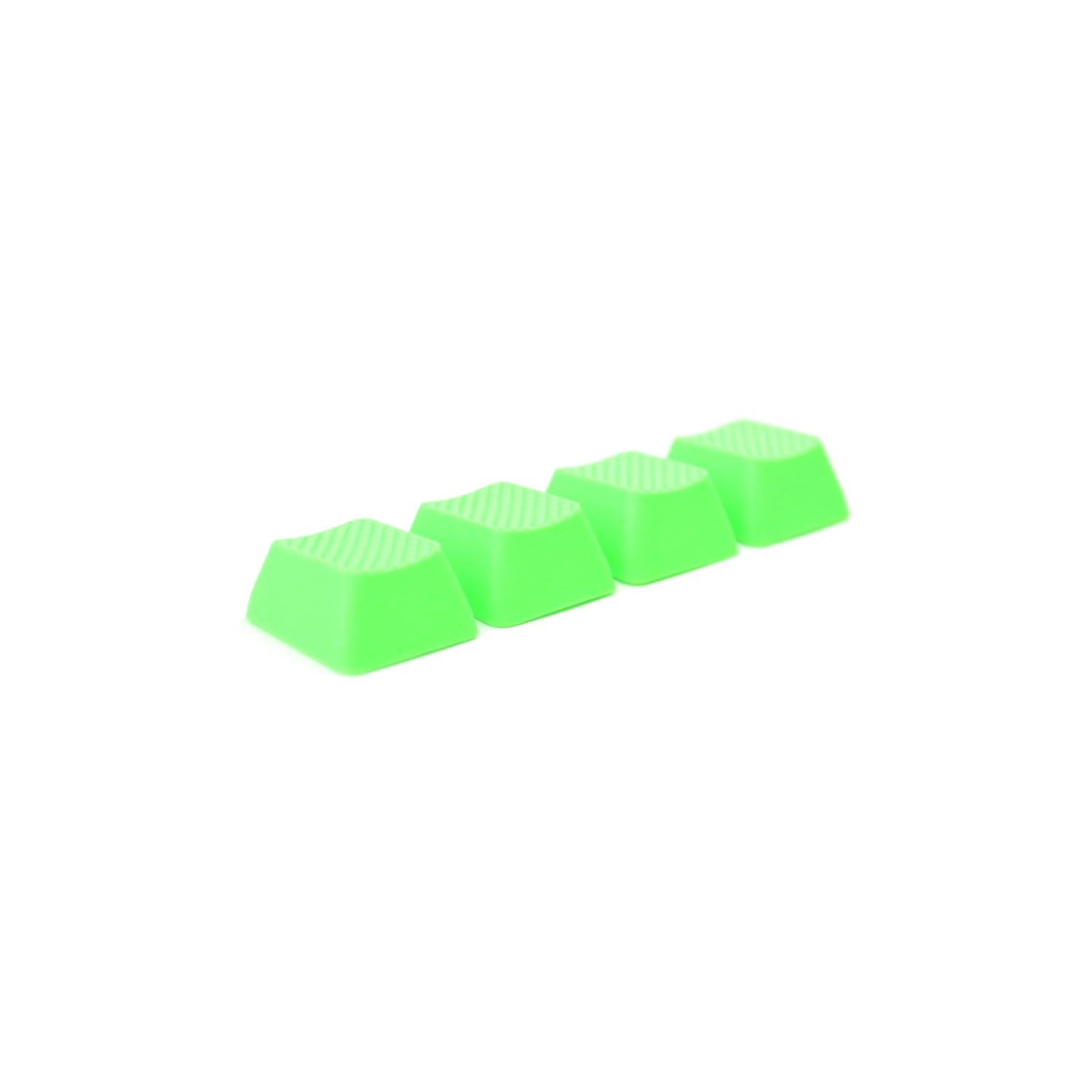 Rubber Gaming Keycaps blank - Neon Green